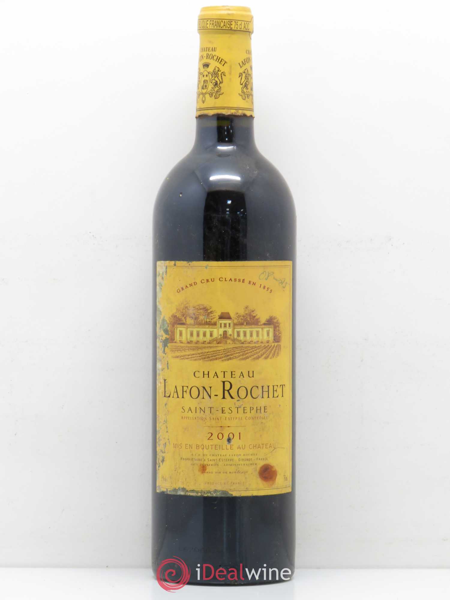 Château Lafon Rochet 4ème Grand Cru Classé 2001 - Lot de 1 bouteille - 0