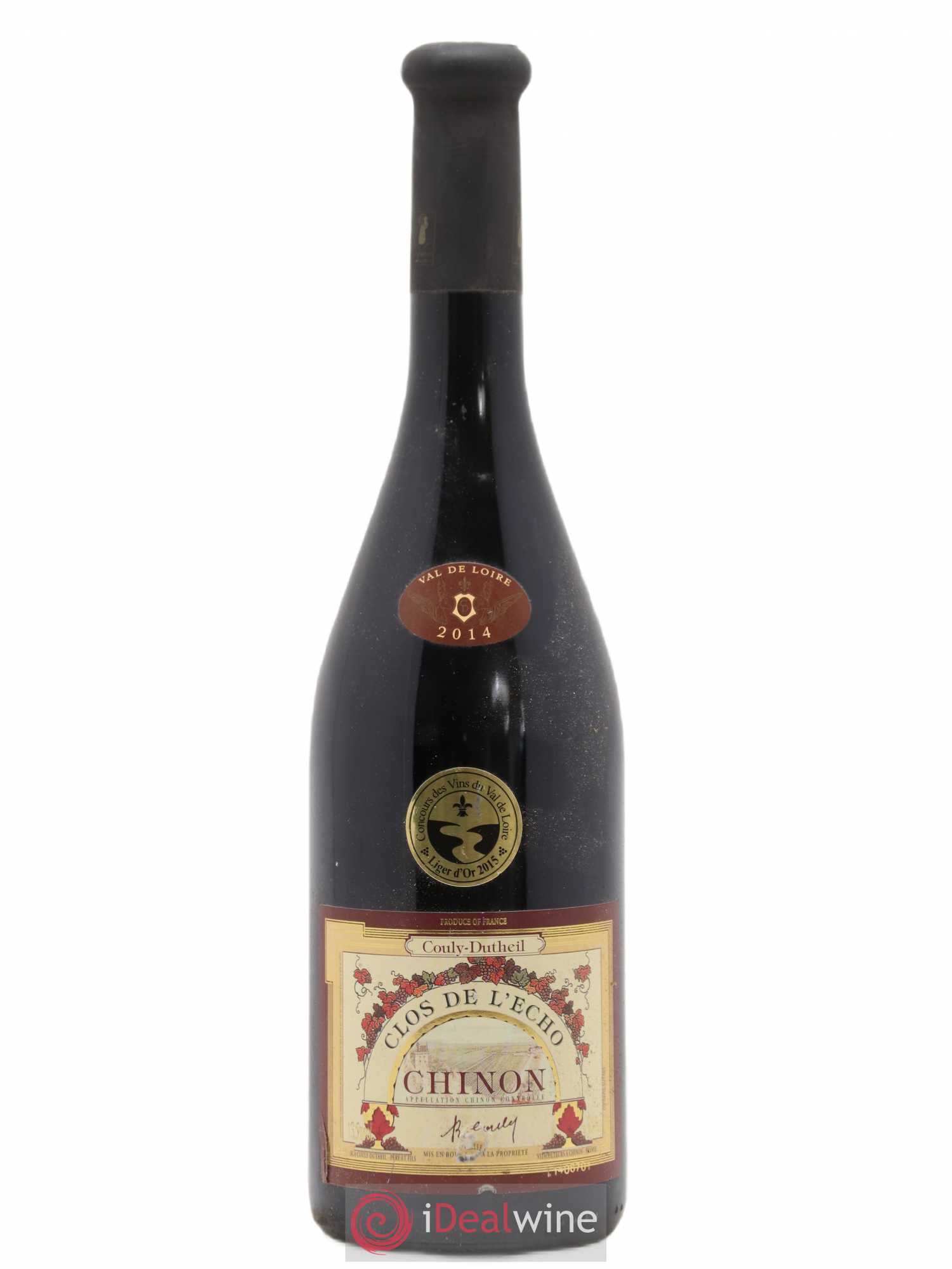 Chinon Clos de l'Echo Couly-Dutheil 2014 - Lot de 1 bouteille - 0