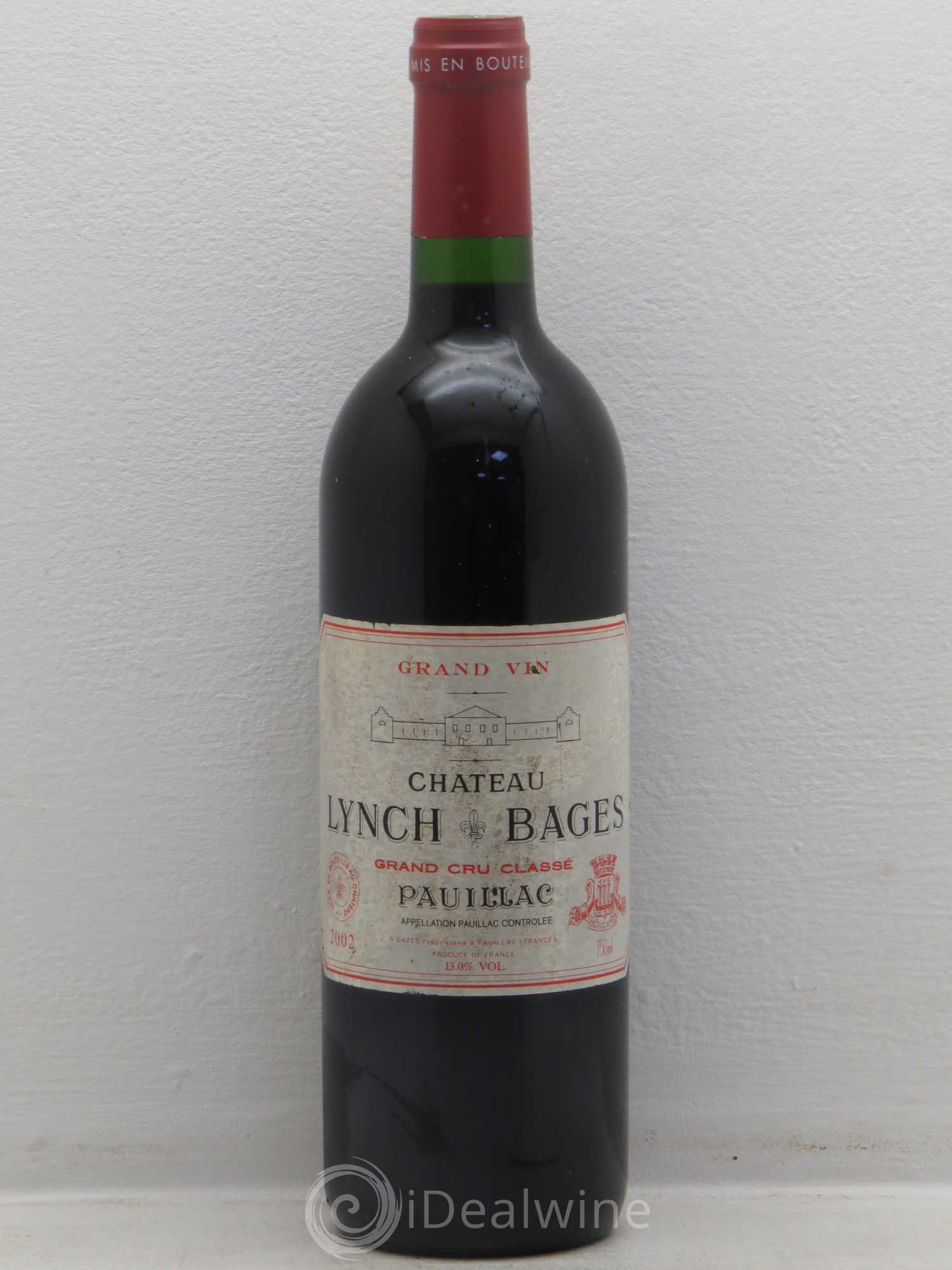 Château Lynch Bages 5ème Grand Cru Classé 2002 - Lot de 1 bouteille - 0