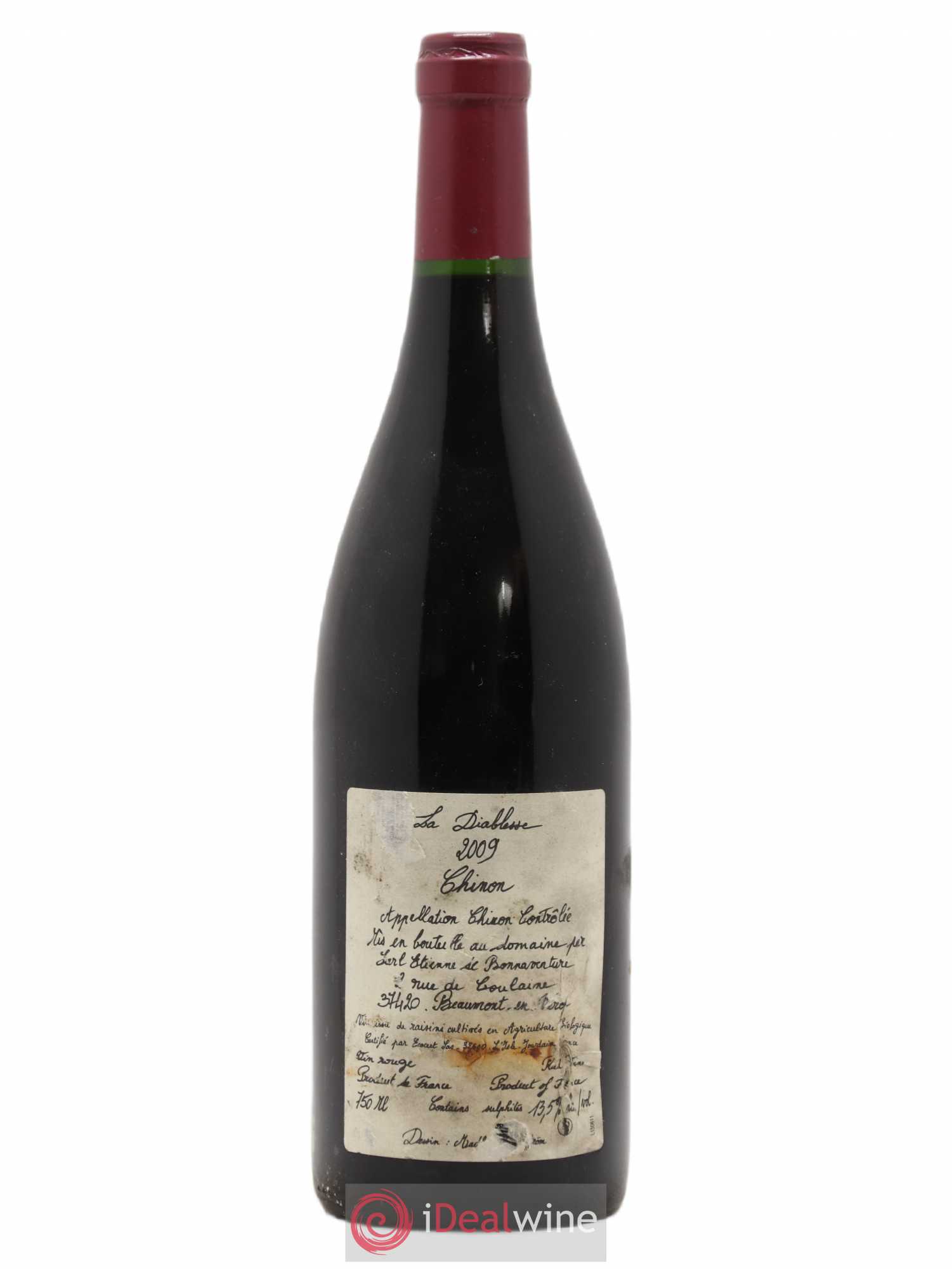 Chinon La Diablesse Château de Coulaine 2009 - Posten von 1 Flasche - 1