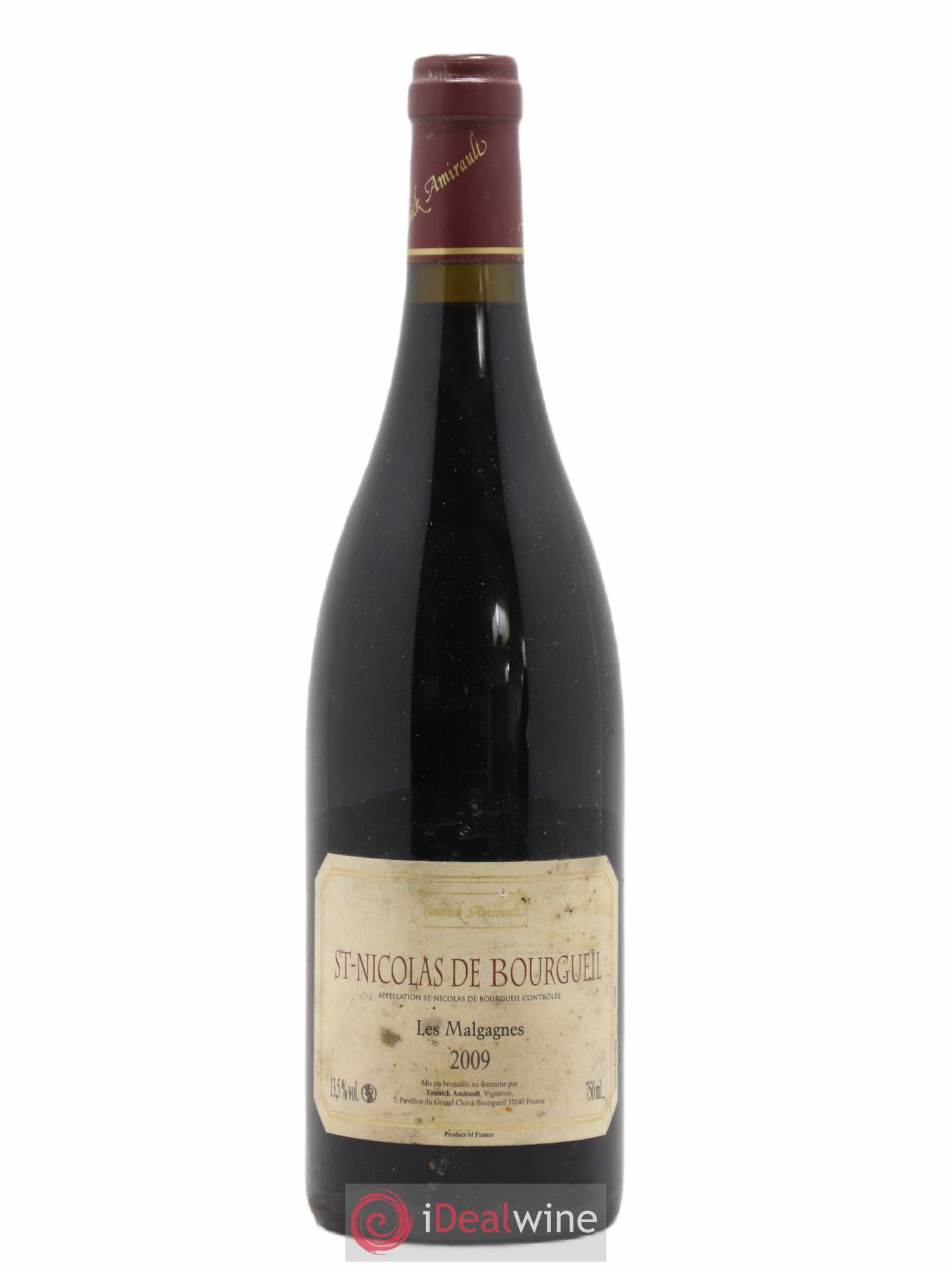 Saint-Nicolas de Bourgueil Les Malgagnes Yannick Amirault (Domaine) 2009 - Lot de 1 bouteille - 0