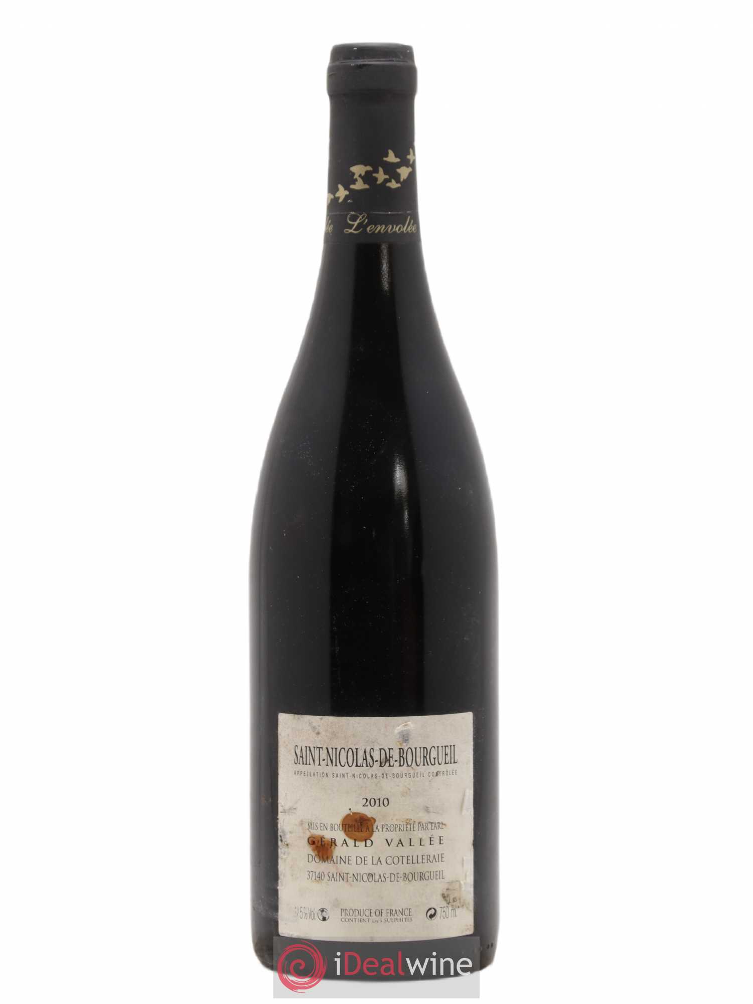 Saint-Nicolas de Bourgueil G Vallee L'Envolee 2010 - Posten von 1 Flasche - 1