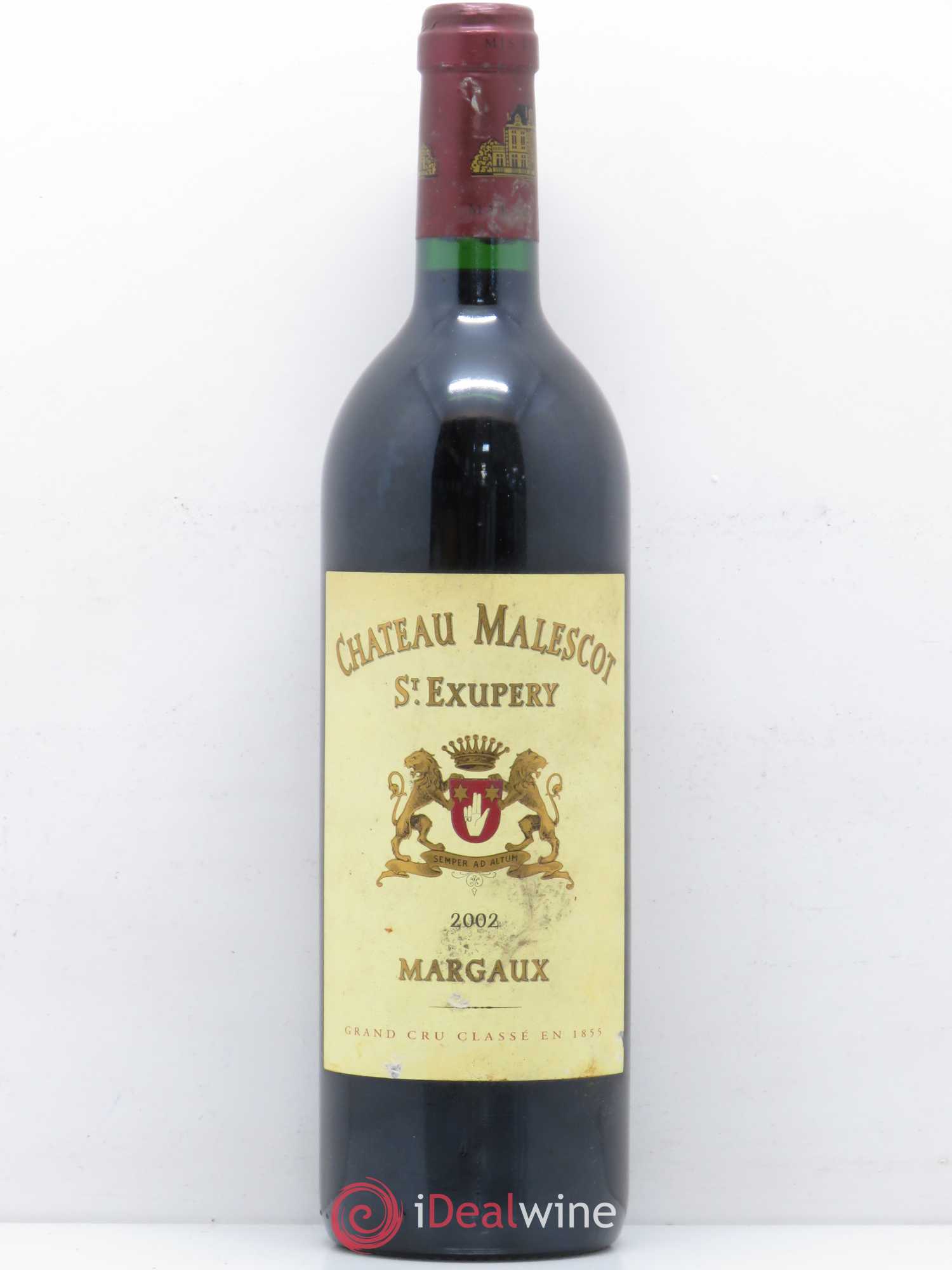 Château Malescot Saint-Exupéry 3ème Grand Cru Classé 2002 - Lot de 1 bouteille - 0
