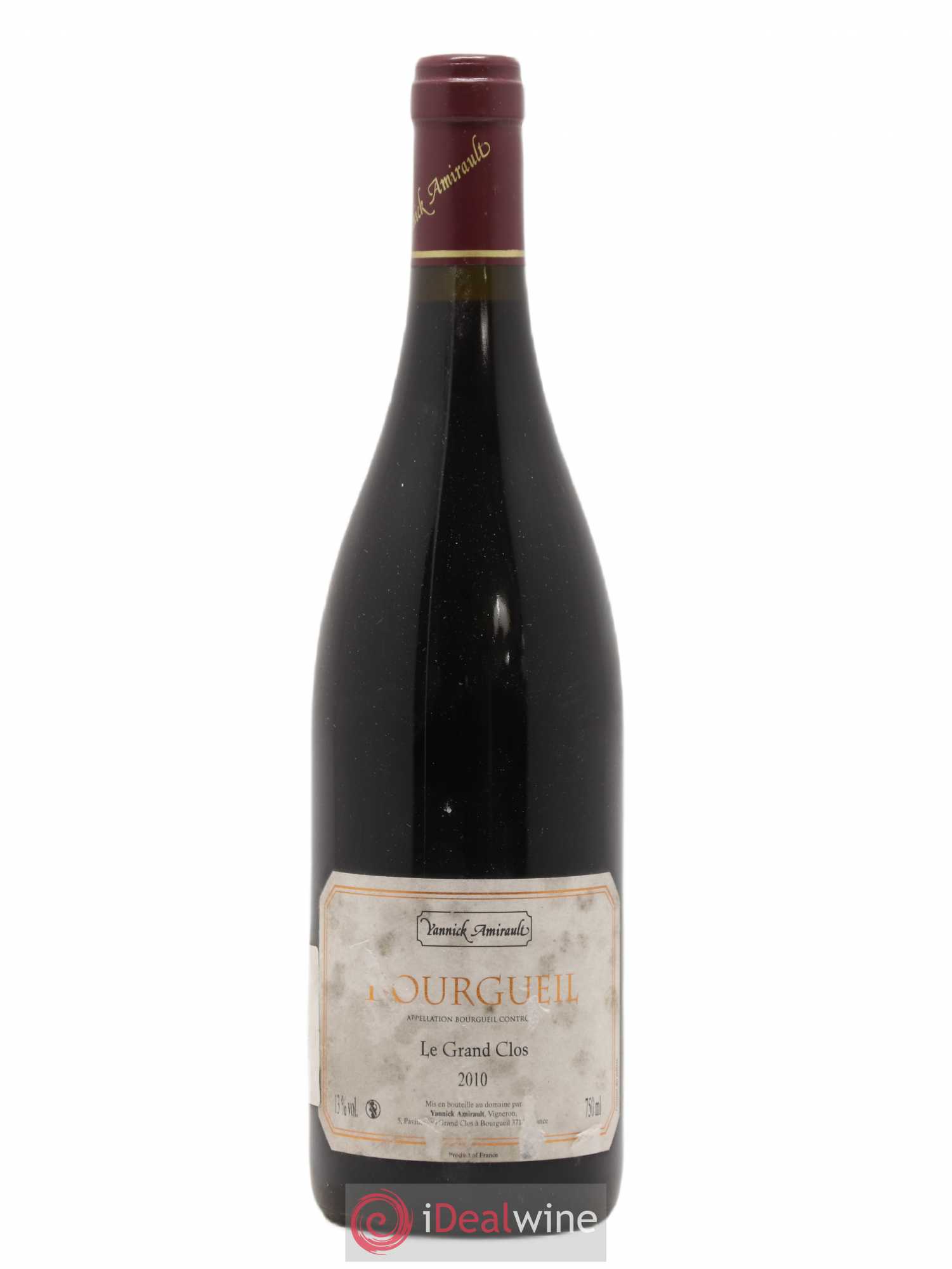 Bourgueil Grand Clos Yannick Amirault (Domaine) 2010 - Lot de 1 bouteille - 0