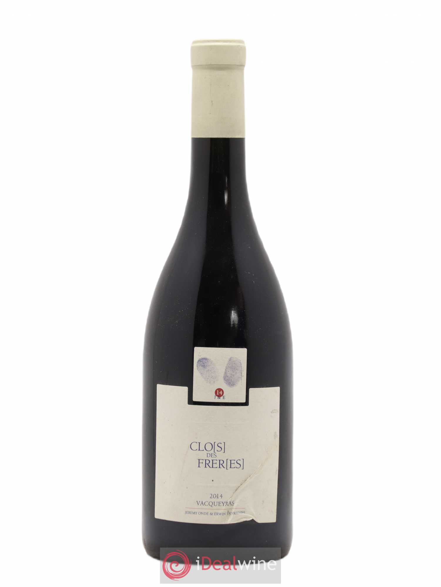 Vacqueyras Ondines Clos Freres 2014 - Lot de 1 bouteille - 1