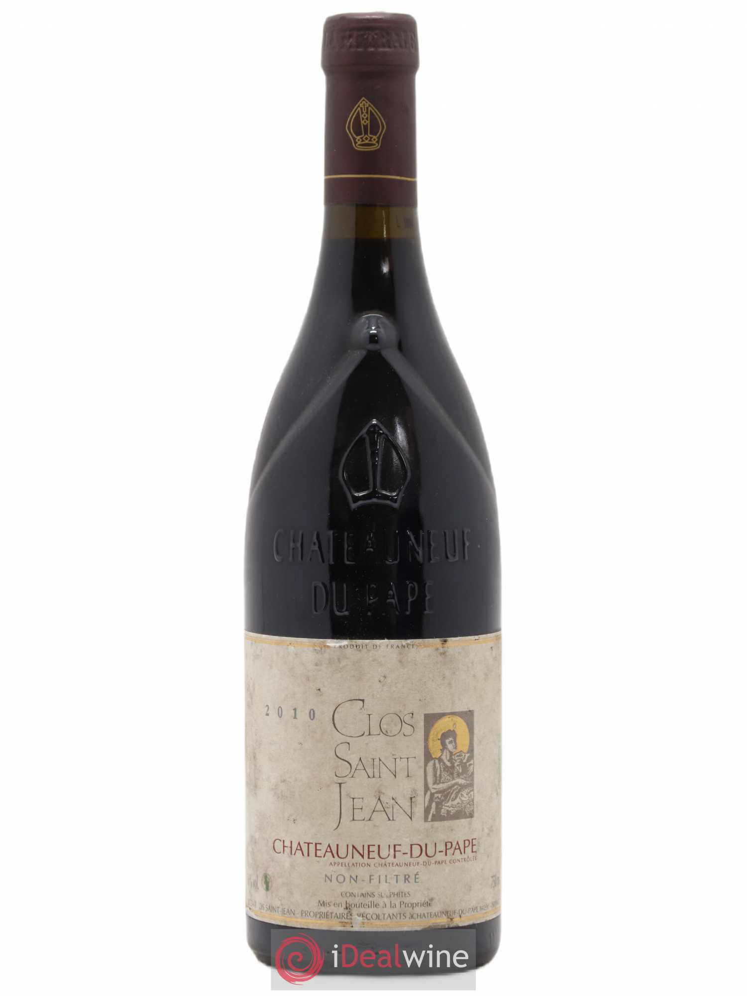 Châteauneuf-du-Pape Clos Saint-Jean Pascal et Vincent Maurel 2010 - Lot de 1 bouteille - 0