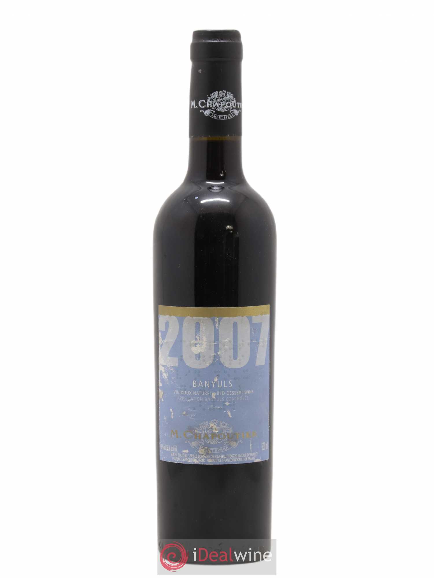 Banyuls Chapoutier 50cl 2007 - Lot de 1 bouteille - 0