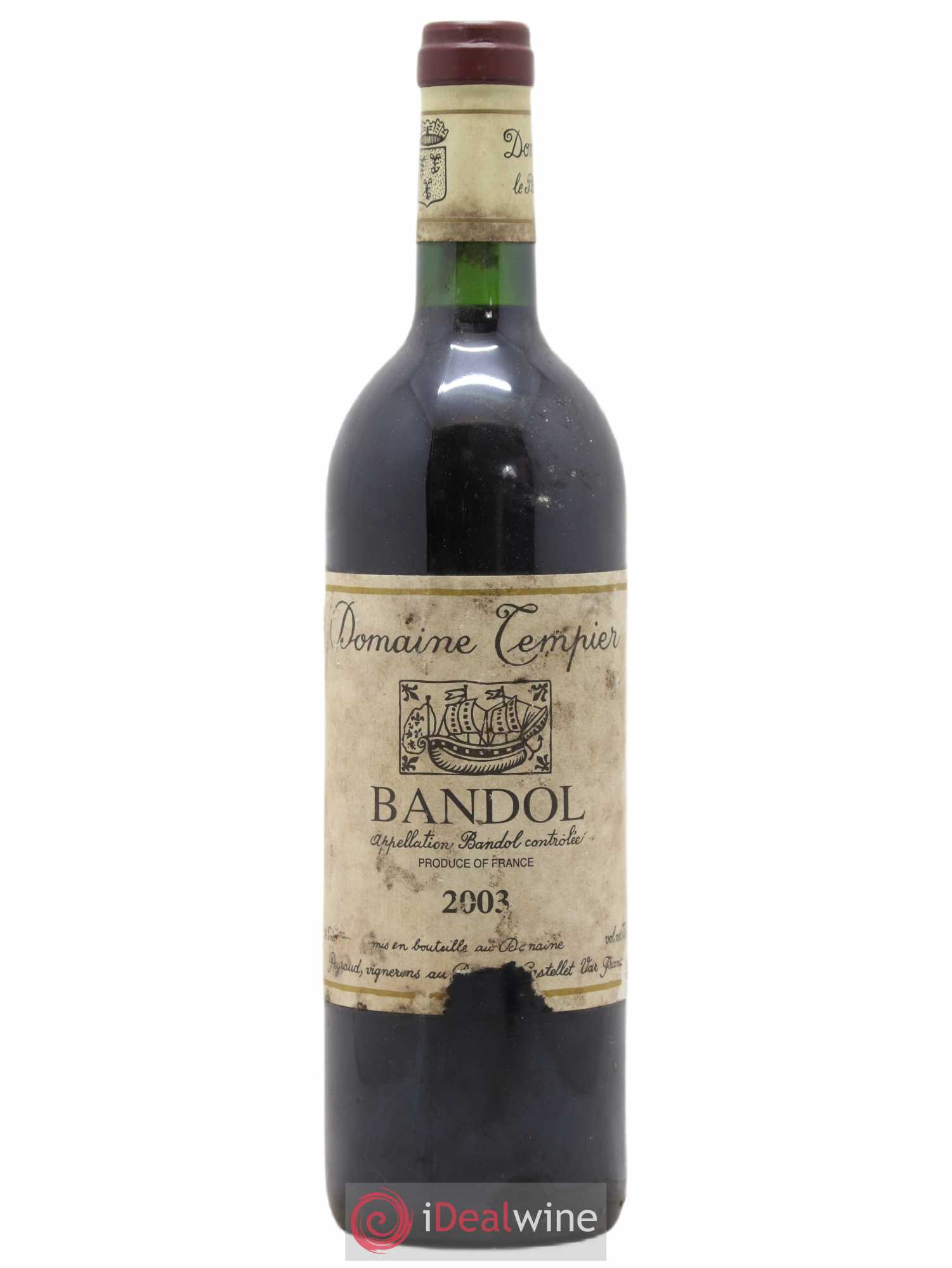Bandol Domaine Tempier Famille Peyraud 2003 - Lot de 1 bouteille - 0