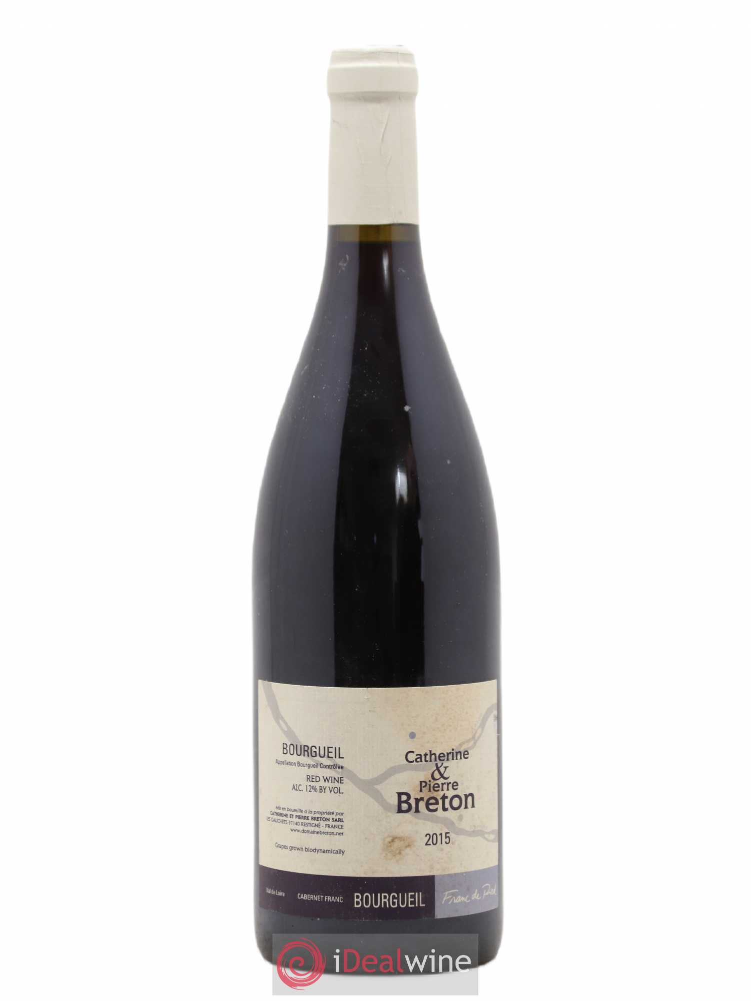 Bourgueil Franc de Pied Catherine et Pierre Breton 2015 - Lot de 1 bouteille - 0