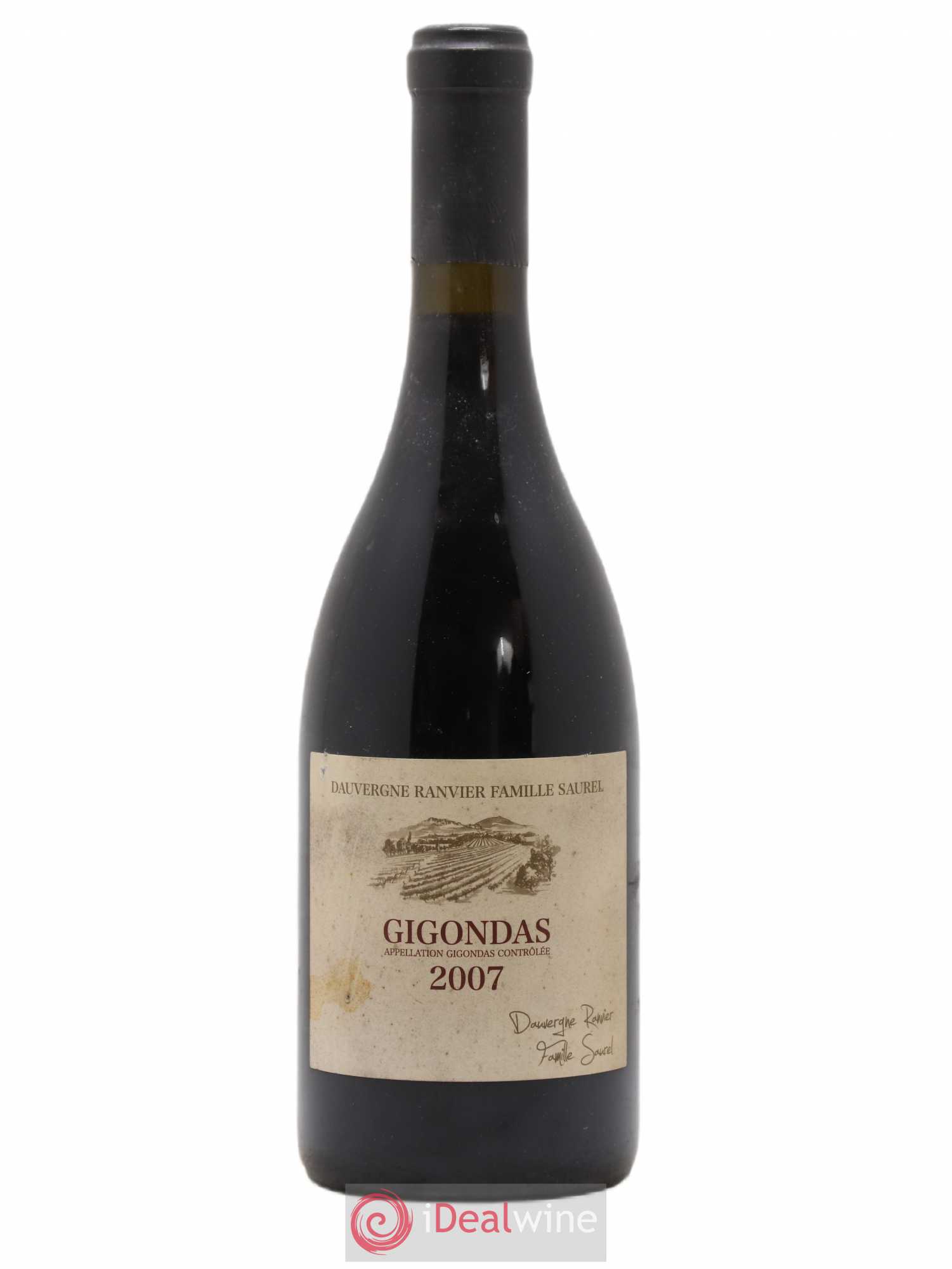 Gigondas Dauvergne Ranvier Famille Saurel 2007 - Posten von 1 Flasche - 0
