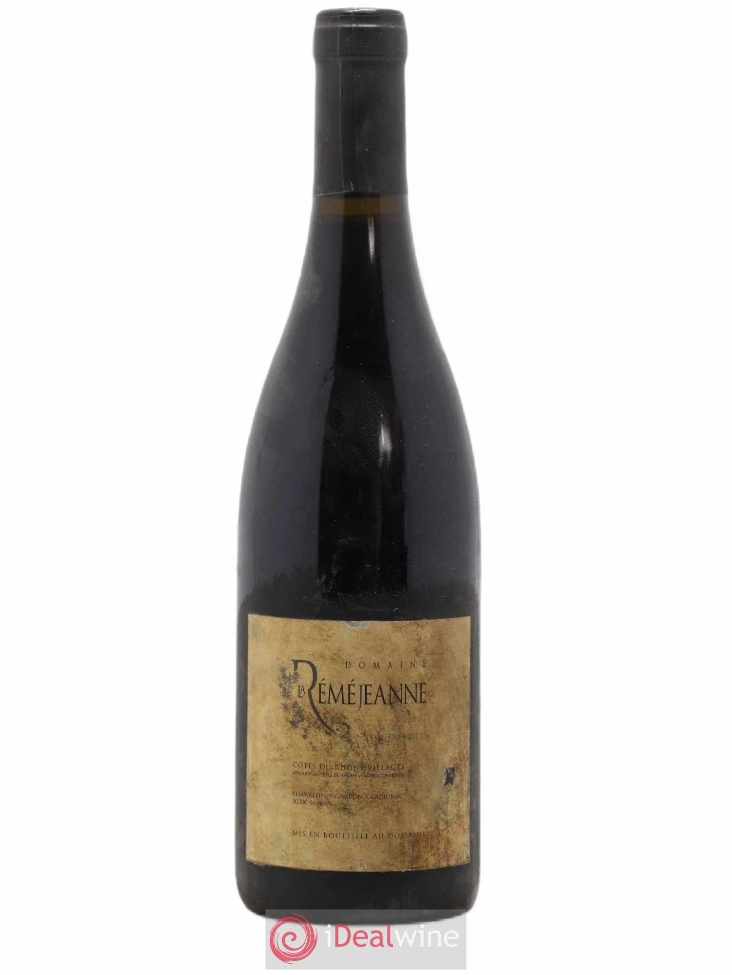 Côtes-du-Rhône Génévrieres La Réméjeanne 2007 - Posten von 1 Flasche - 0