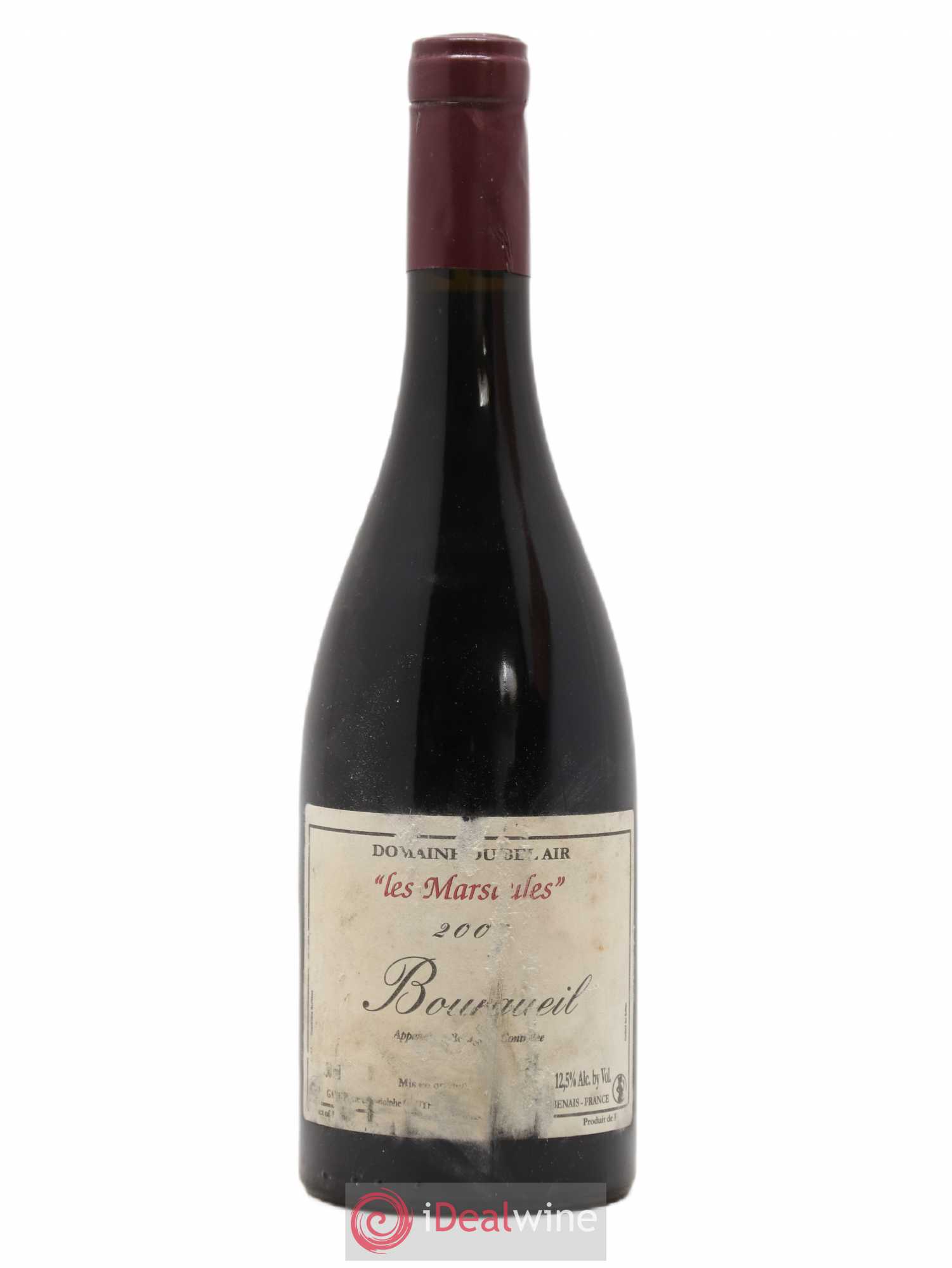 Bourgueil Marsaules Domaine du Bel Air (sans prix de réserve) - Lot de 1 bouteille - 0