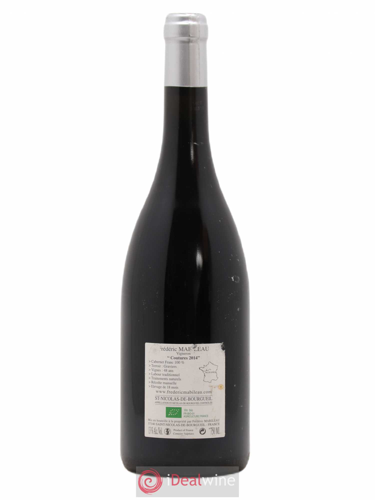 Saint-Nicolas de Bourgueil Mabileau Coutures (sans prix de réserve) 2014 - Posten von 1 Flasche - 1