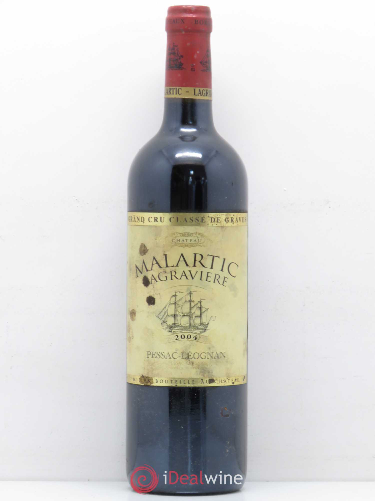 Château Malartic-Lagravière Cru Classé de Graves 2004 - Lot de 1 bouteille - 0