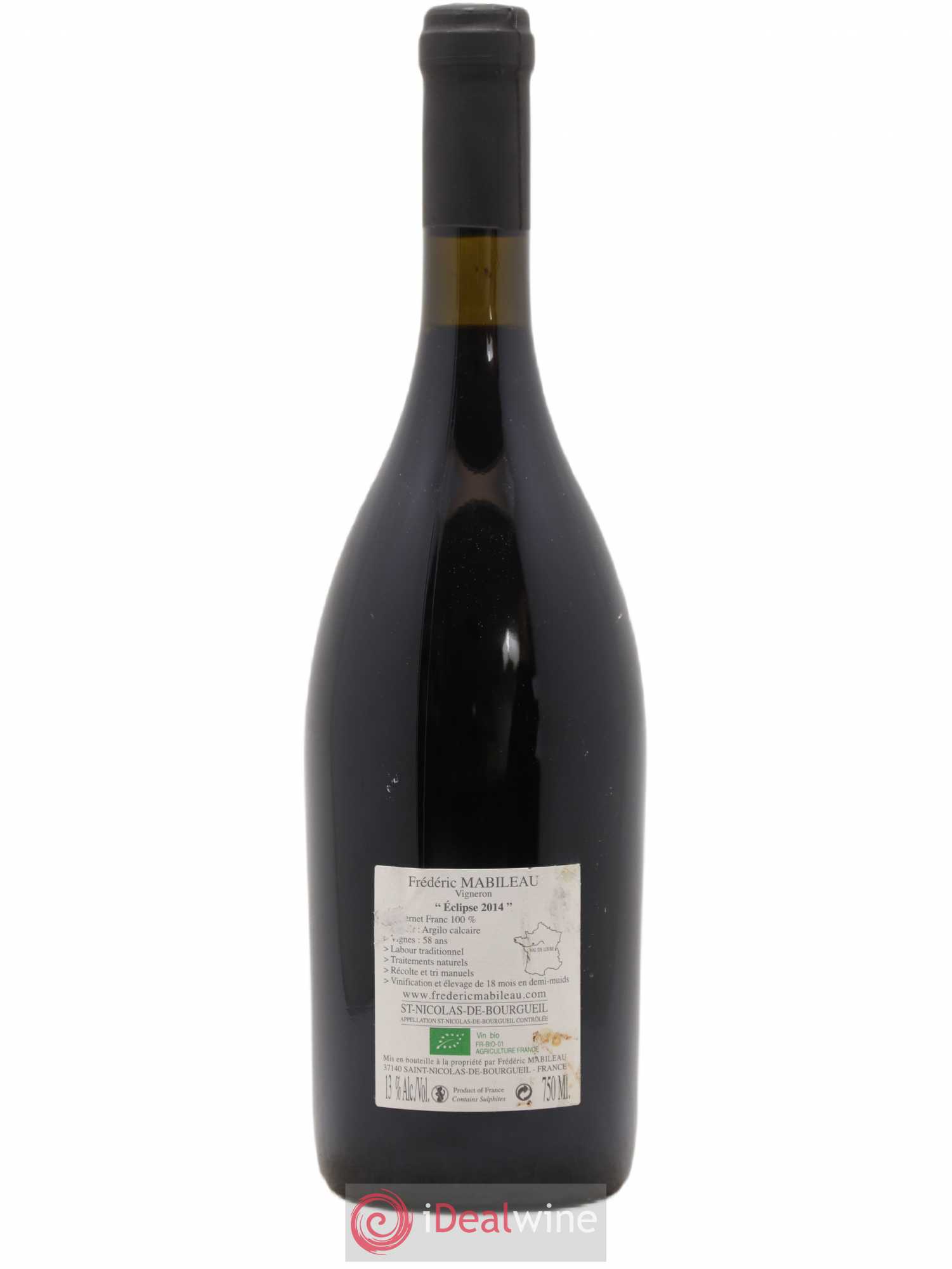 Saint-Nicolas de Bourgueil Mabileau Eclispe 2014 - Posten von 1 Flasche - 1