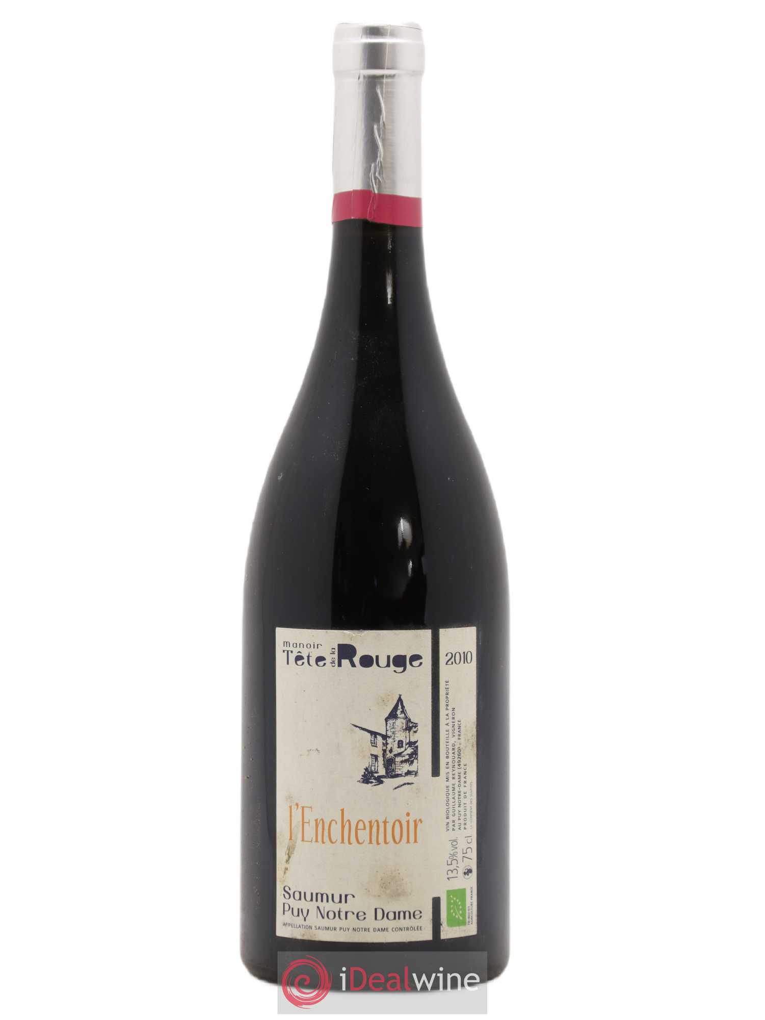 Saumur Puy Notre Dame Manoir De La Tête L'Enchentoir 2010 - Posten von 1 Flasche - 0