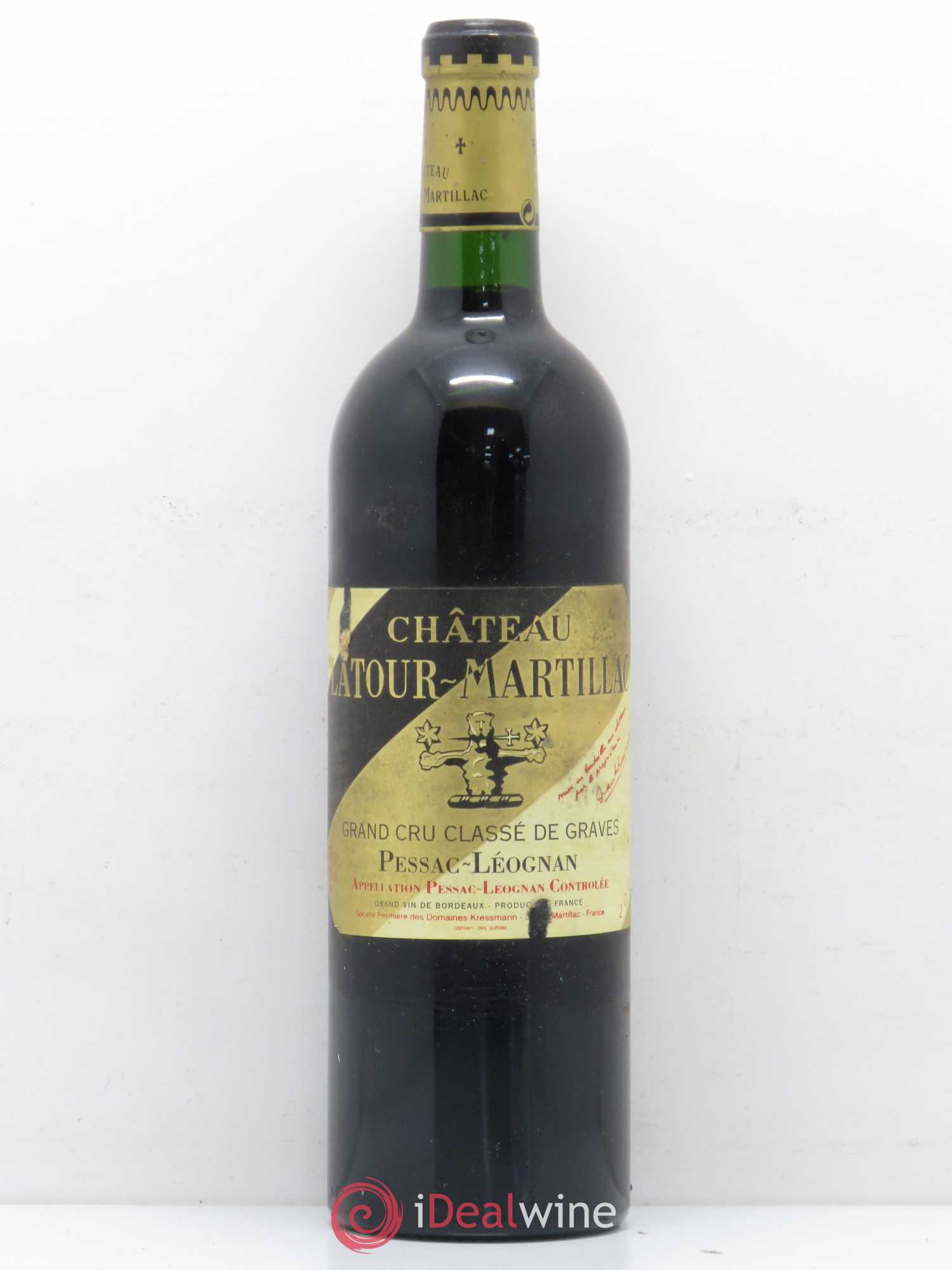 Château Latour-Martillac Cru Classé de Graves 2004 - Lot de 1 bouteille - 0