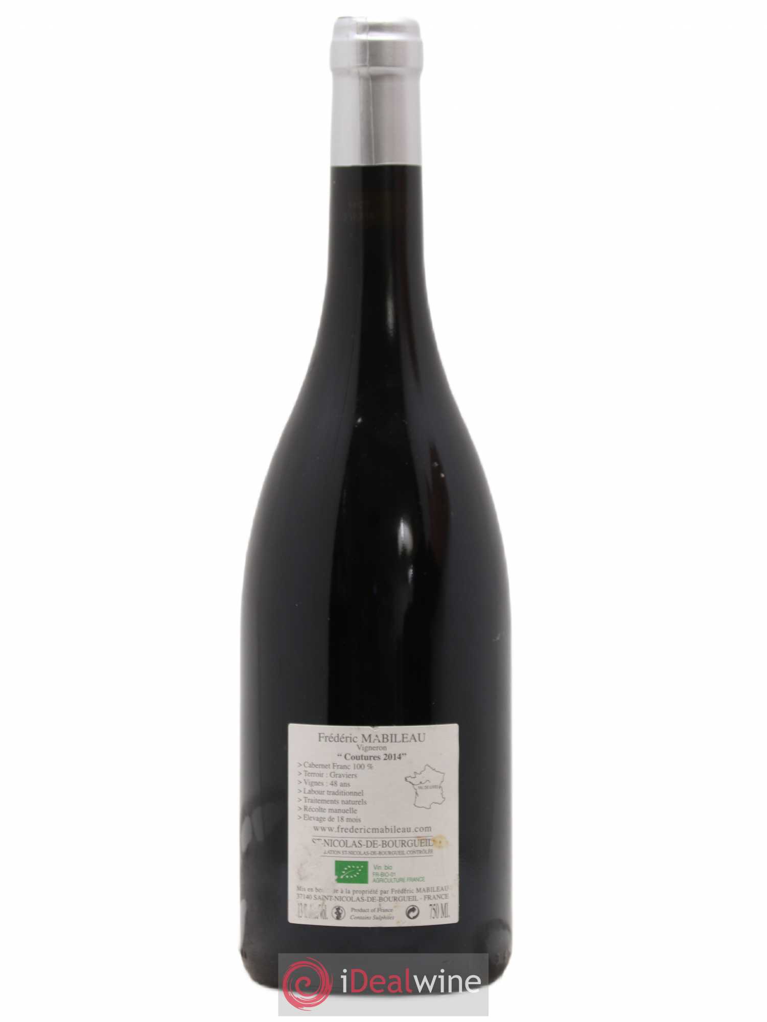 Saint-Nicolas de Bourgueil Mabileau Coutures (sans prix de réserve) 2014 - Posten von 1 Flasche - 1