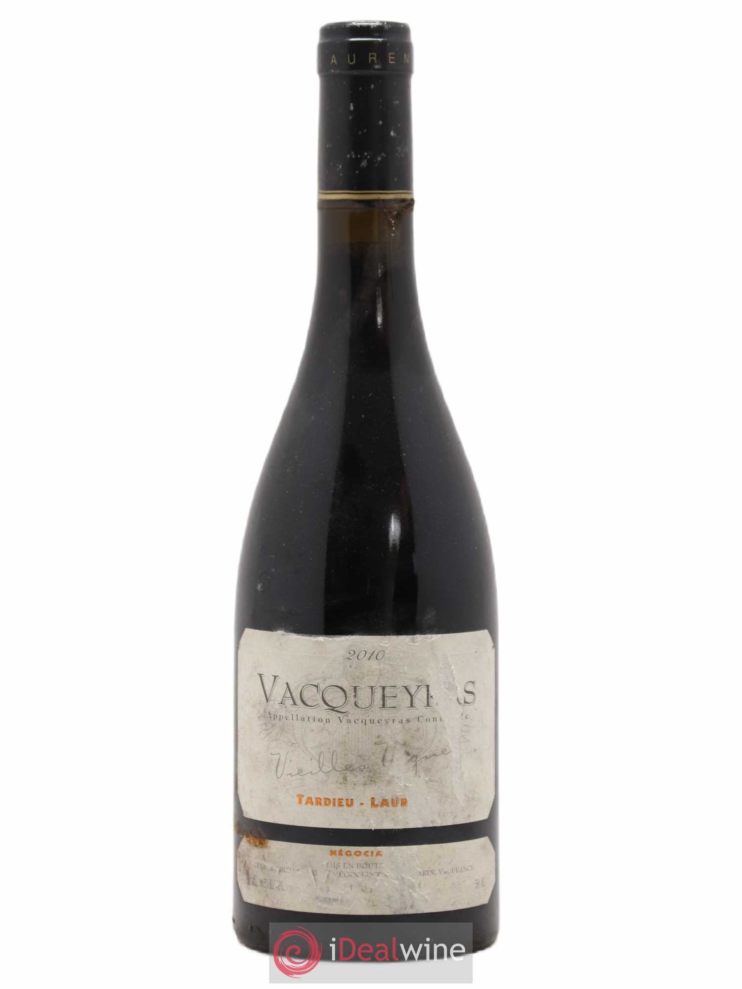 Vacqueyras Tardieu-Laurent Vieilles Vignes Famille Tardieu 2010 - Lot de 1 bouteille - 0