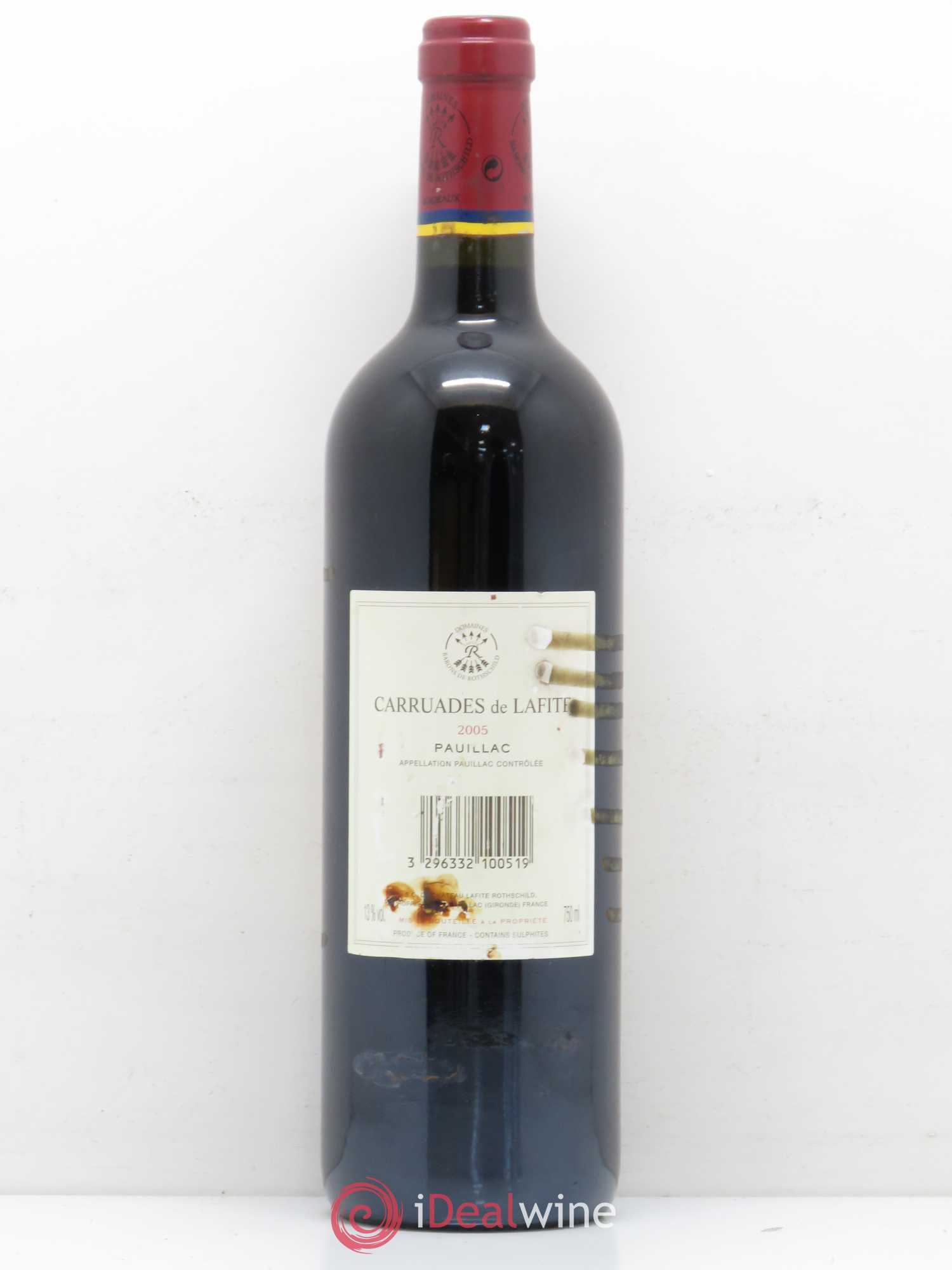 Carruades de Lafite Rothschild Second Vin 2005 - Lot de 1 bouteille - 1