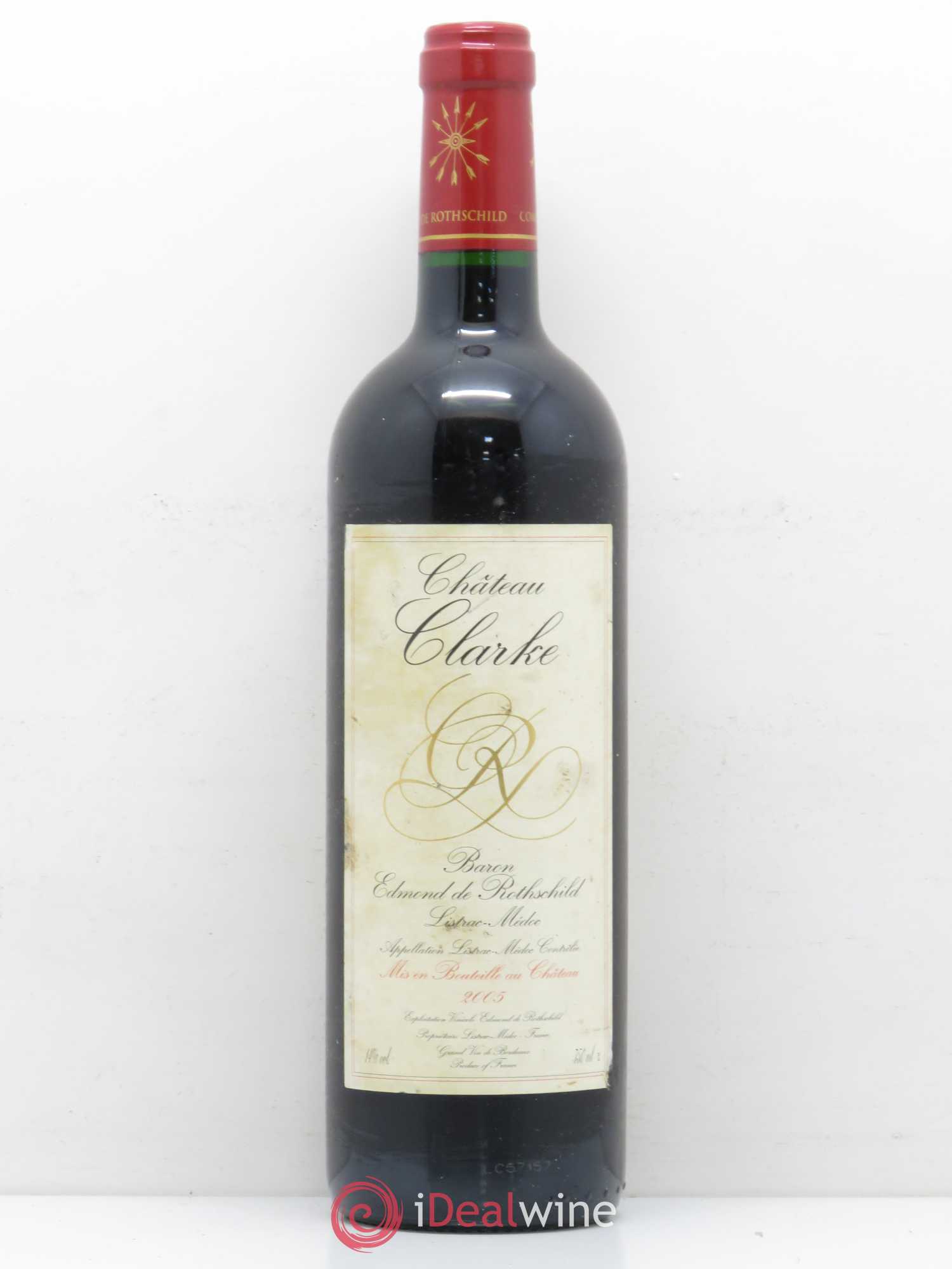 Château Clarke 2005 - Lot de 1 bouteille - 0