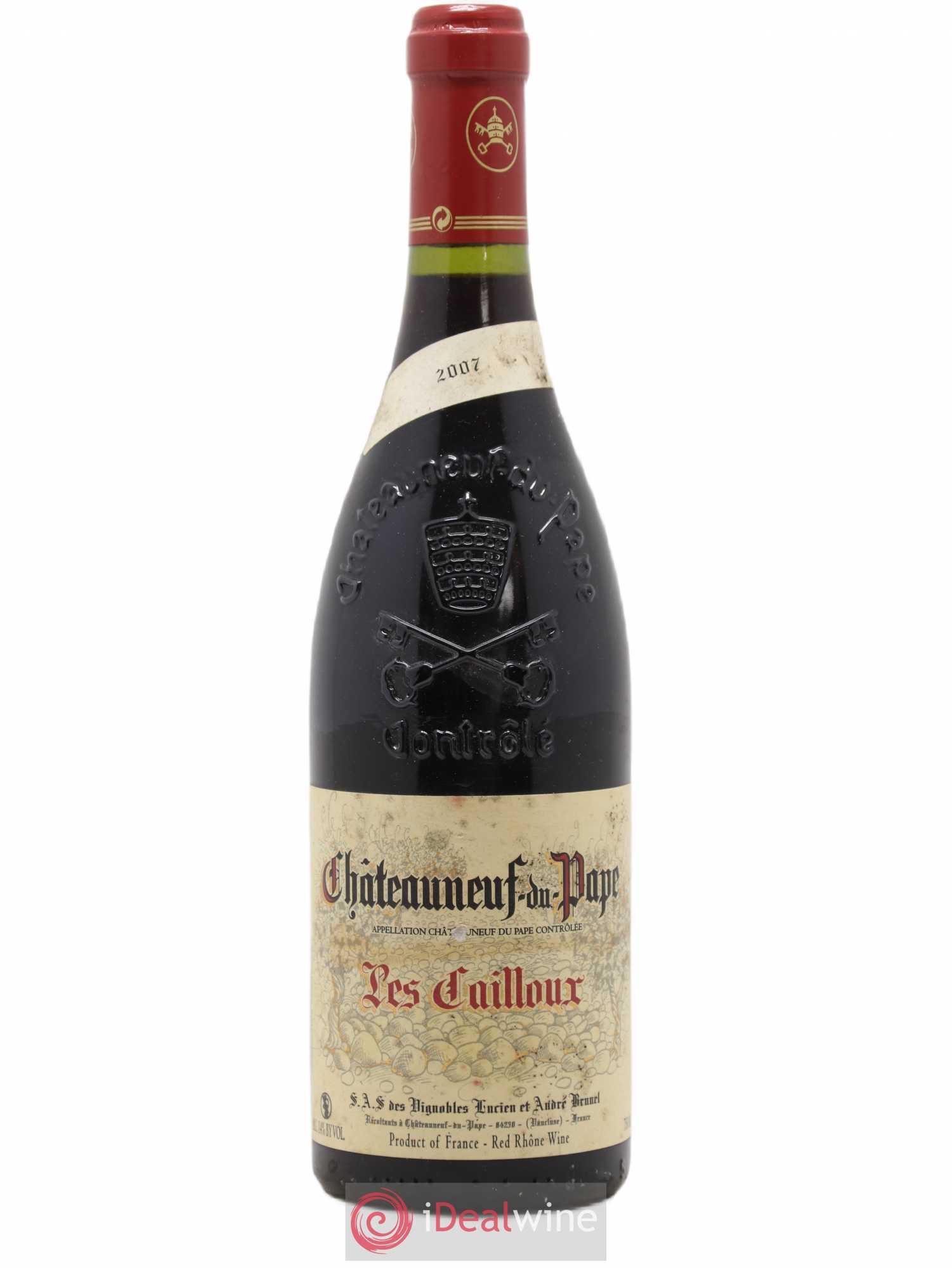Châteauneuf-du-Pape Les Cailloux André Brunel 2007 - Lot de 1 bouteille - 0