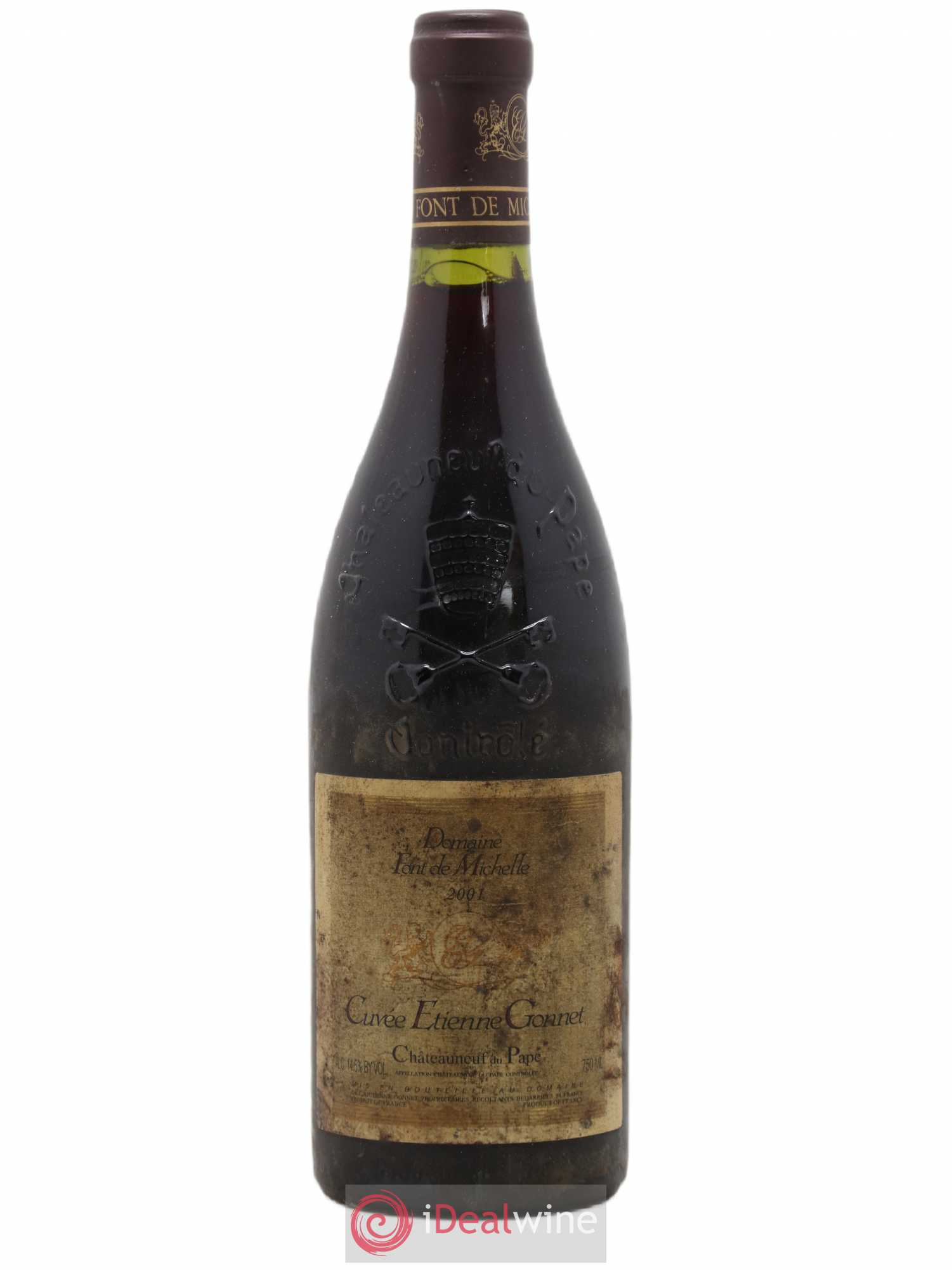 Châteauneuf-du-Pape Domaine Font de Michelle Cuvée Etienne Gonnet Famille Gonnet 2001 - Lot de 1 bouteille - 0