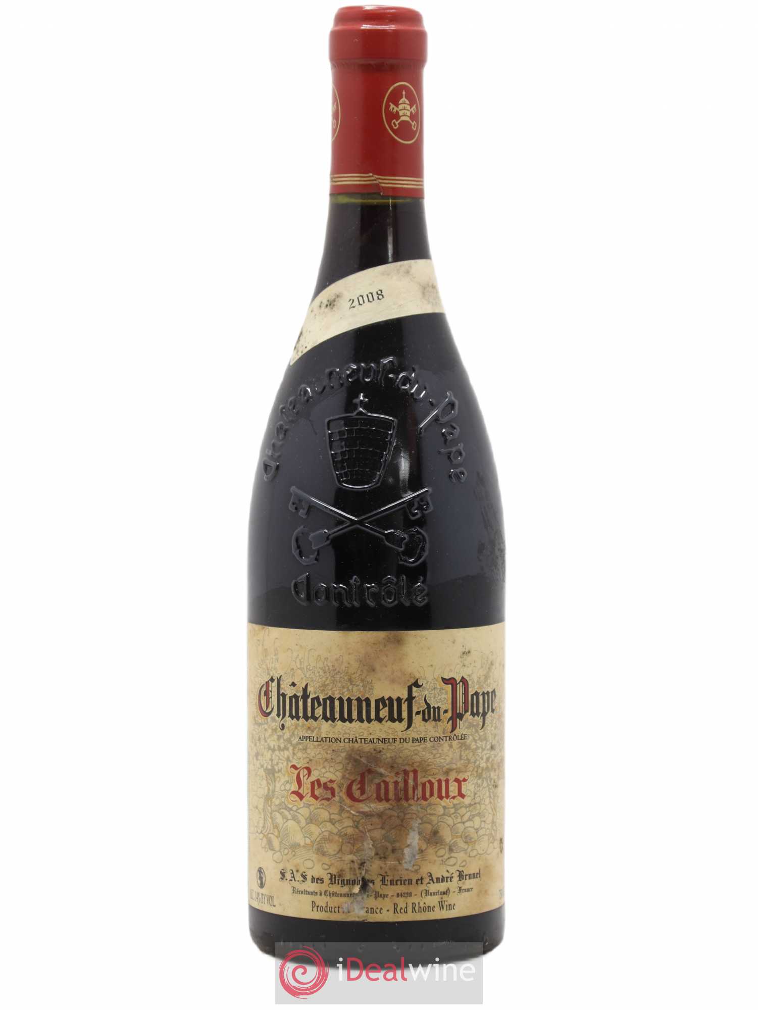 Châteauneuf-du-Pape Les Cailloux André Brunel 2008 - Lot de 1 bouteille - 0