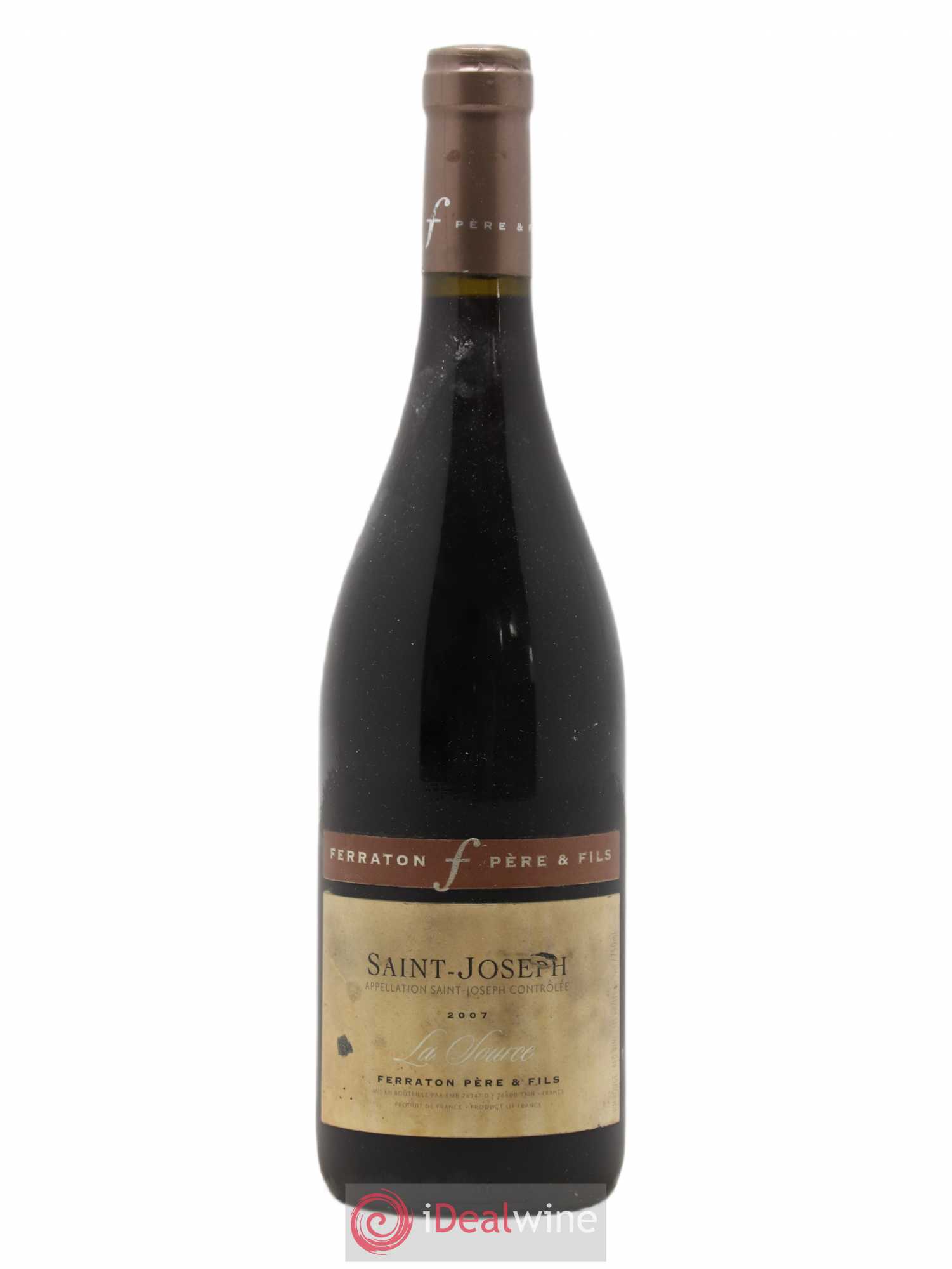Saint-Joseph Ferraton La Source 2007 - Posten von 1 Flasche - 0