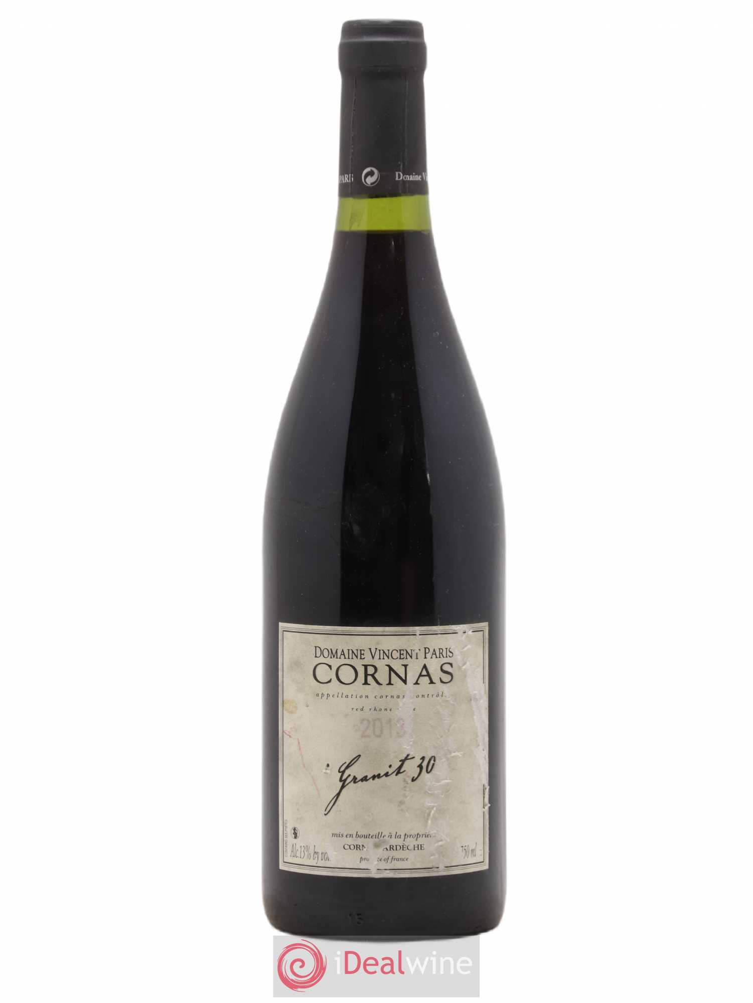 Cornas Granit 30 Vincent Paris 2013 - Lot de 1 bouteille - 0
