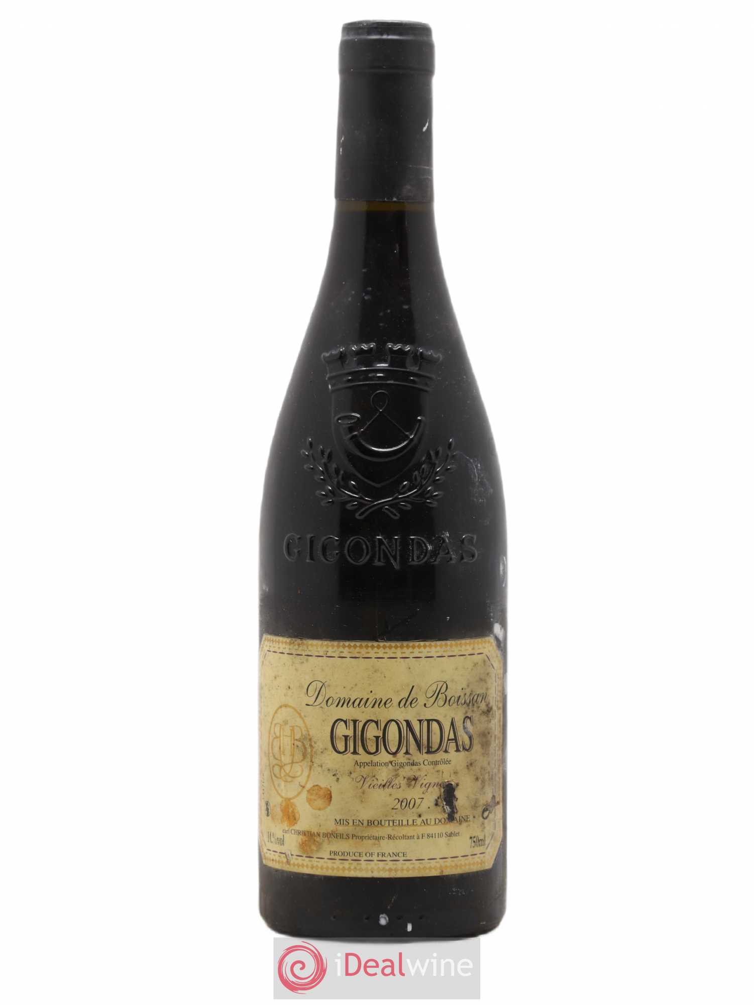 Gigondas Boissan Vieilles vignes 2007 - Posten von 1 Flasche - 0