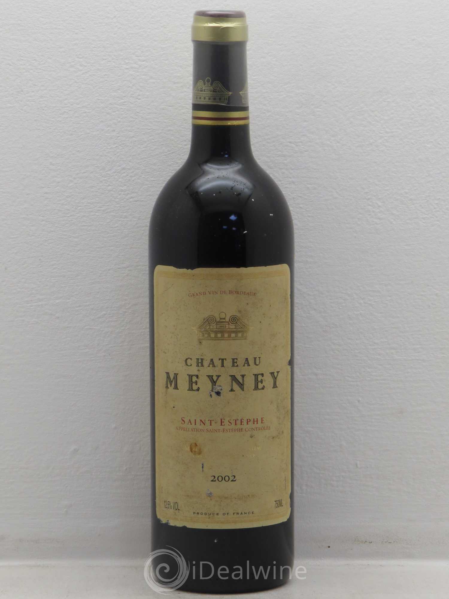 Château Meyney 2002 - Lot de 1 bouteille - 0