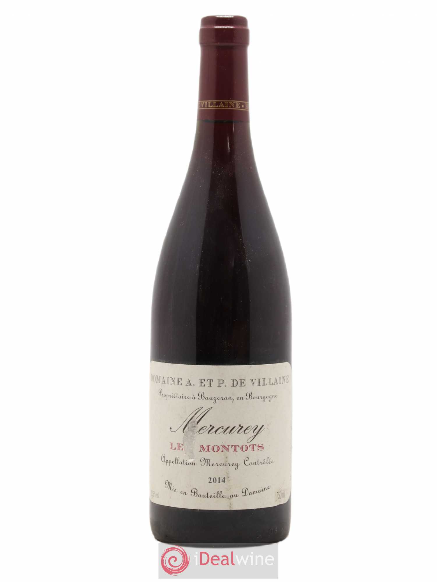 Mercurey Les Montots Domaine de Villaine 2014 - Lot de 1 bouteille - 0