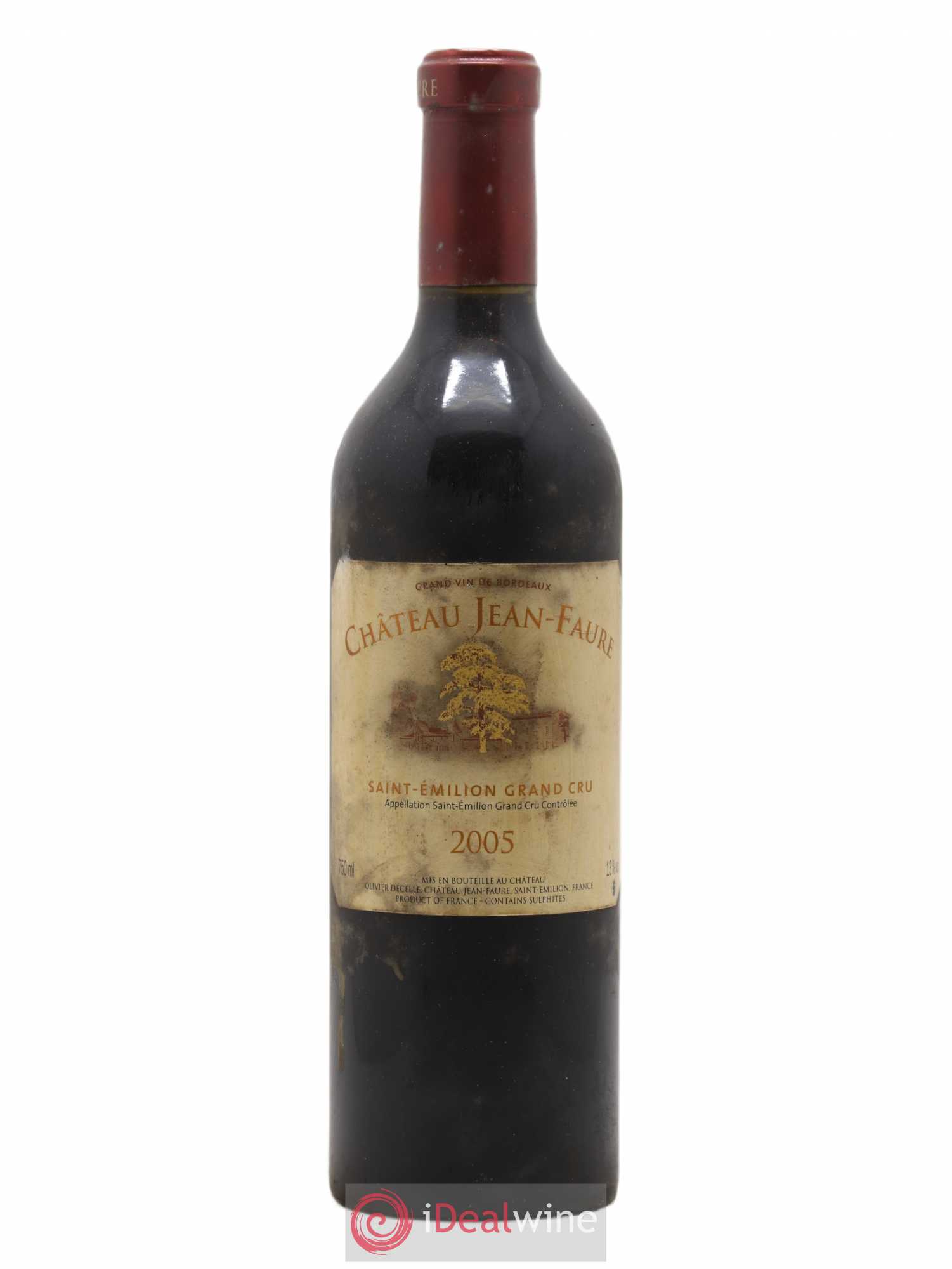 Château Jean Faure Grand Cru Classé 2005 - Lot de 1 bouteille - 0