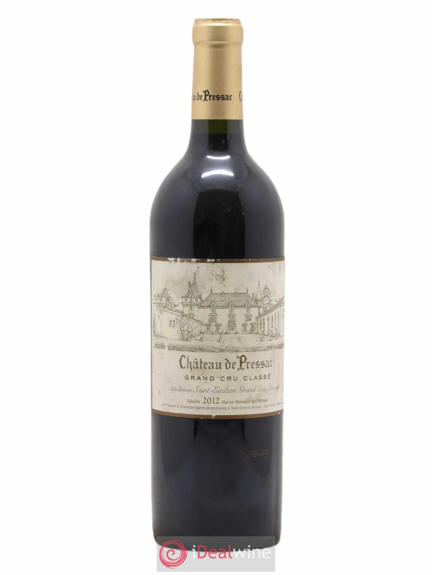 Château de Pressac Grand Cru Classé 2012 - Lot de 1 bouteille - 0