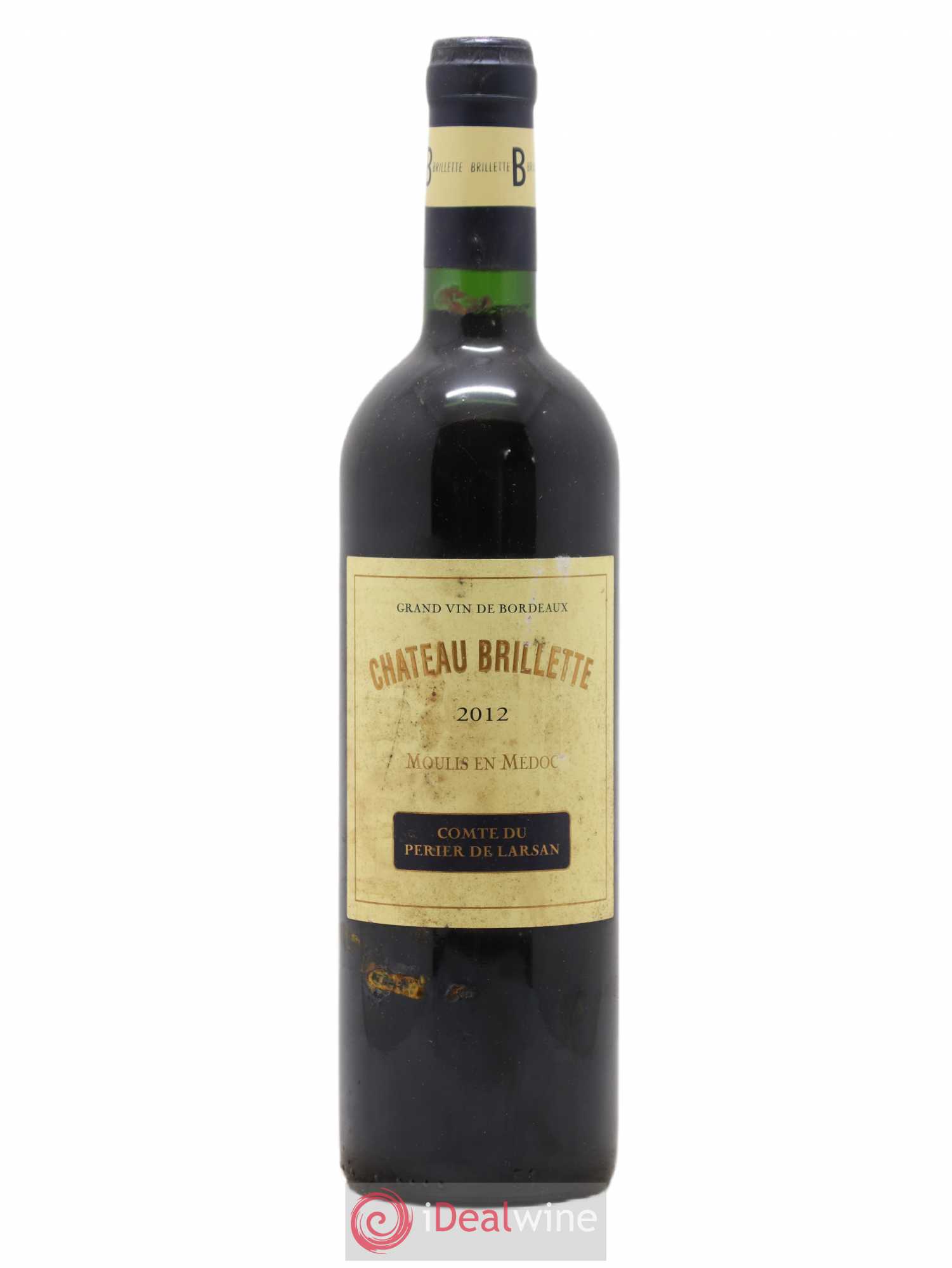 Château Brillette Cru Bourgeois 2012 - Lot de 1 bouteille - 0