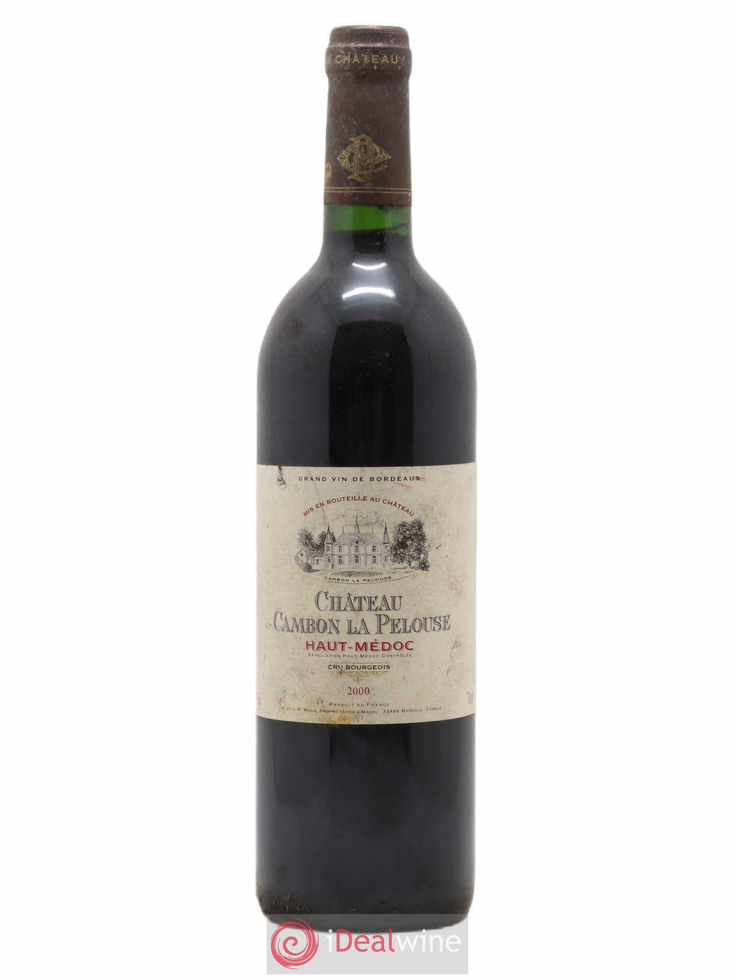 Château Cambon la Pelouse Cru Bourgeois 2000 - Lot de 1 bouteille - 0