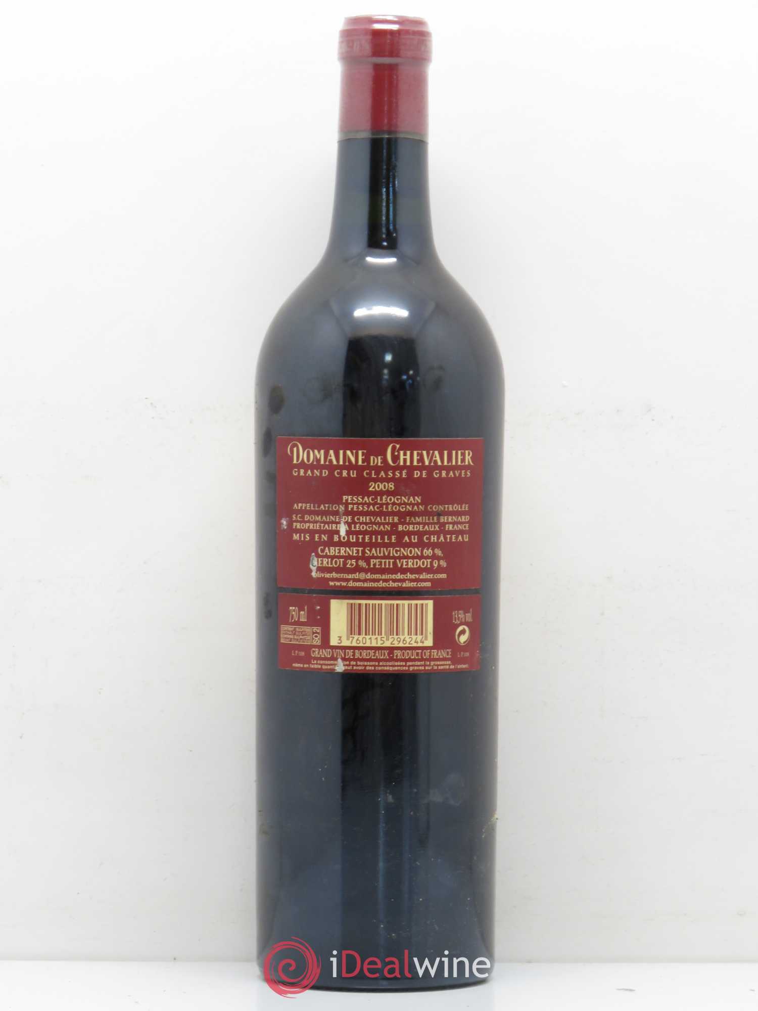 Domaine de Chevalier Cru Classé de Graves 2008 - Lot de 1 bouteille - 1
