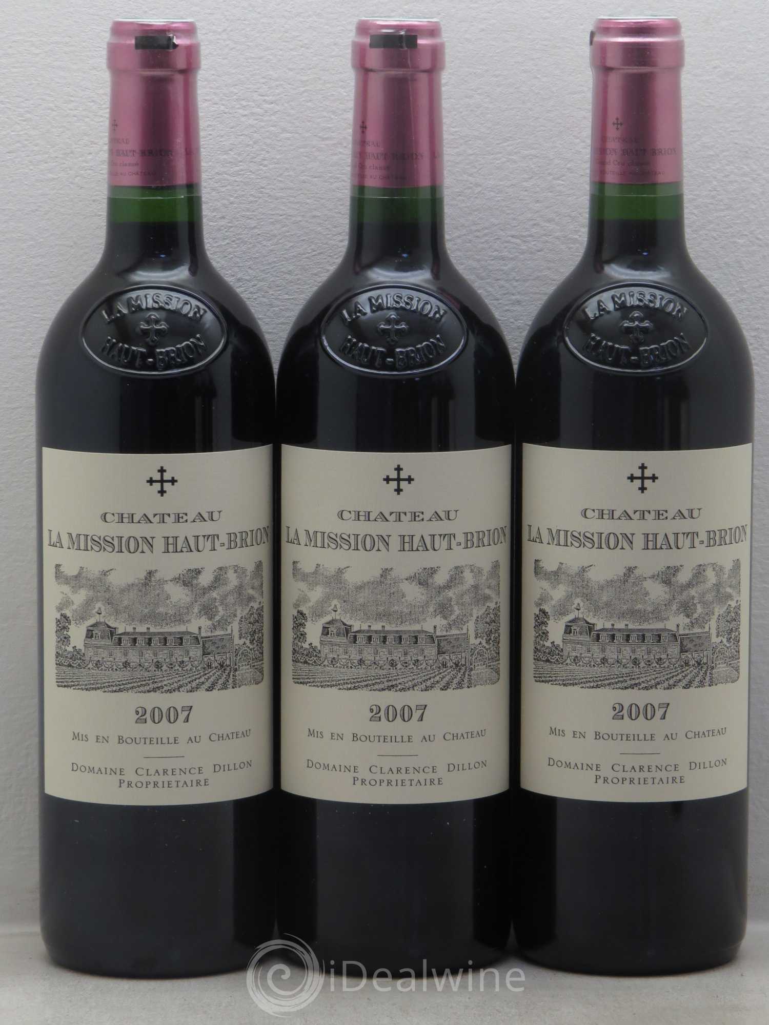 Château la Mission Haut-Brion Cru Classé de Graves 2007 - Lot de 6 bouteilles - 2