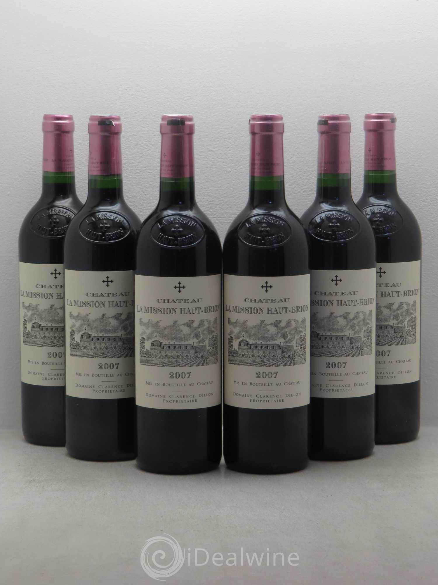 Château la Mission Haut-Brion Cru Classé de Graves 2007 - Lot de 6 bouteilles - 0