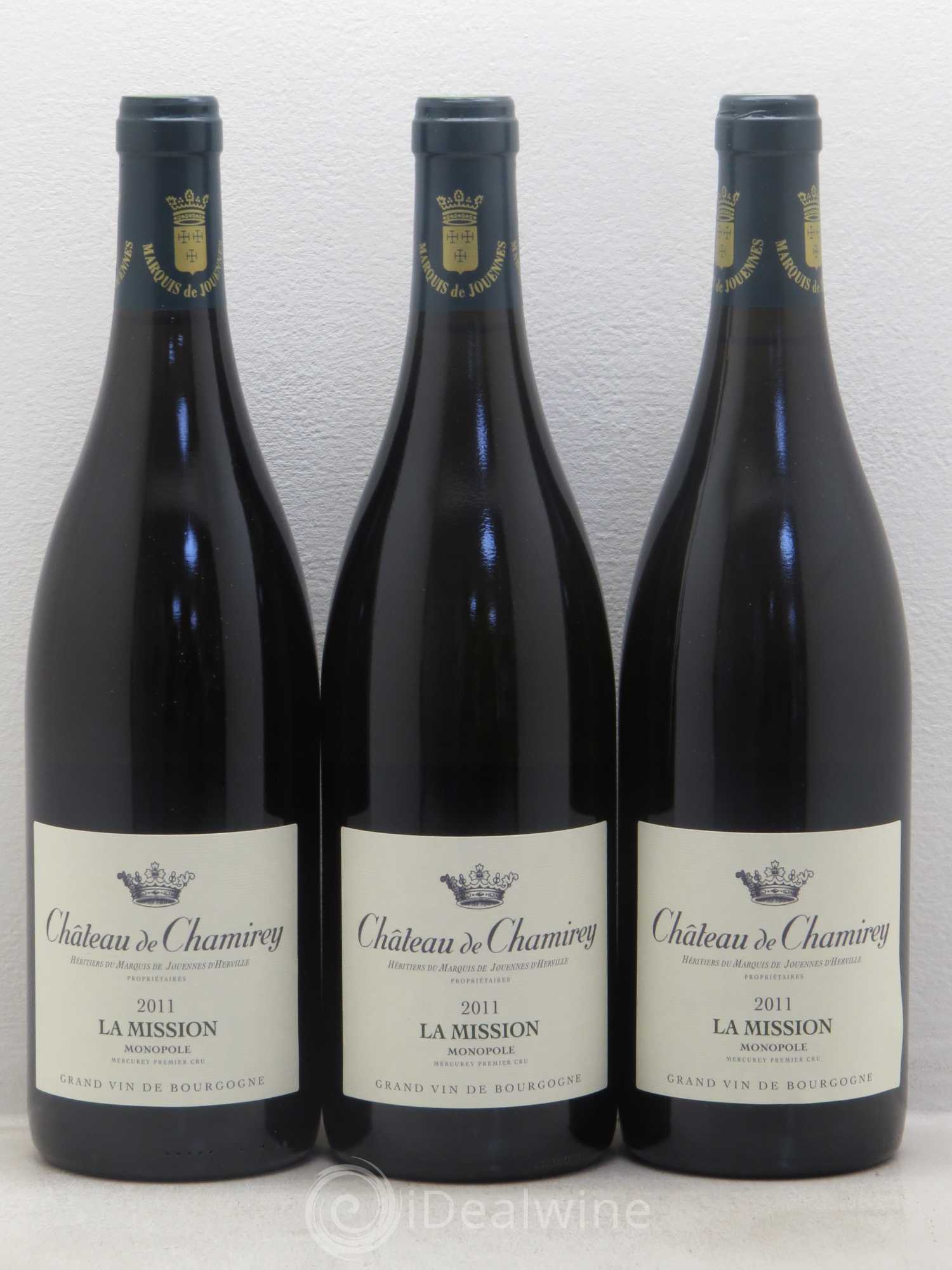 Mercurey 1er Cru La Mission - Monopole - Château de Chamirey 2011 - Posten von 12 Flaschen - 4