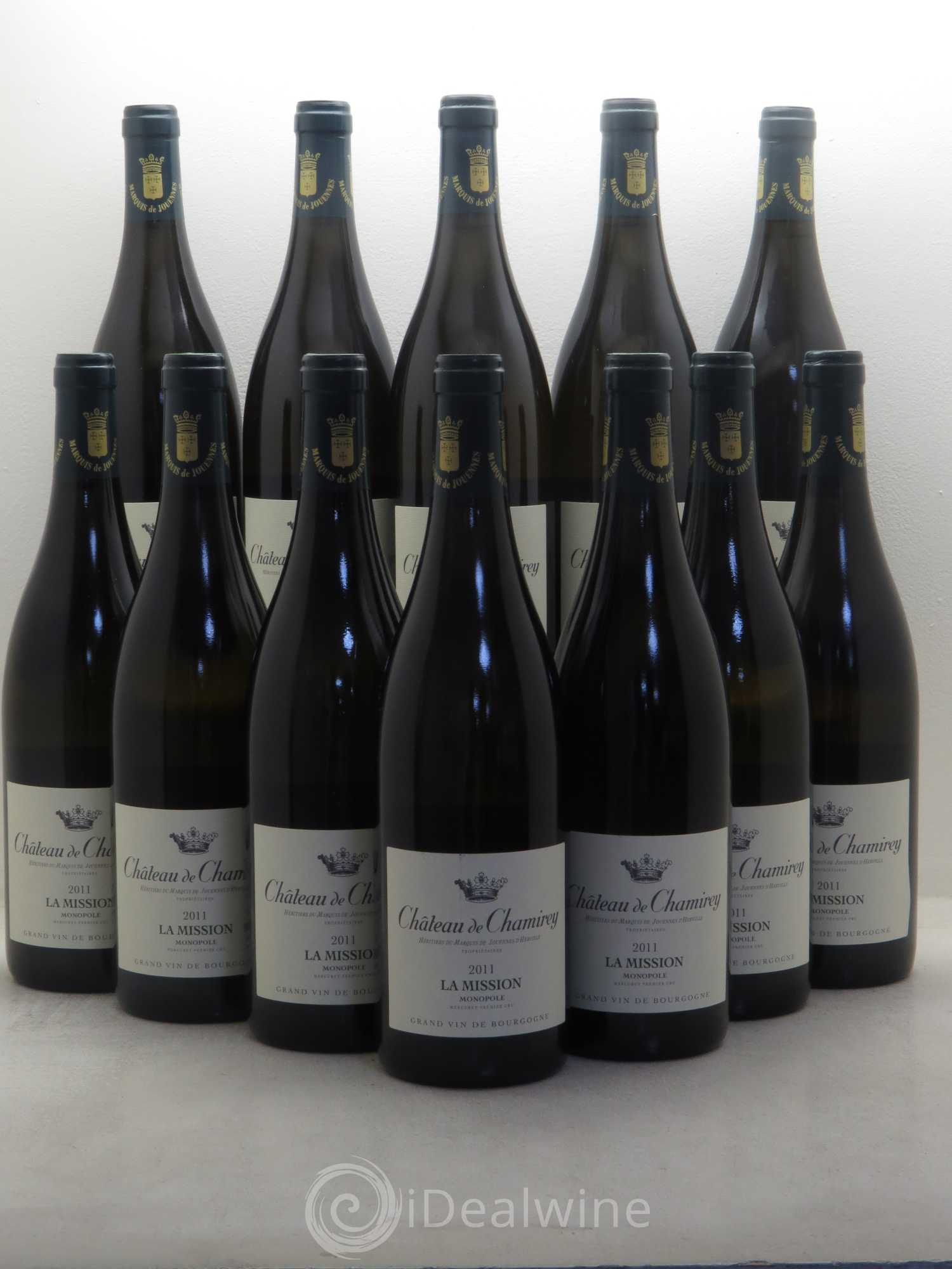 Mercurey 1er Cru La Mission - Monopole - Château de Chamirey 2011 - Posten von 12 Flaschen - 0