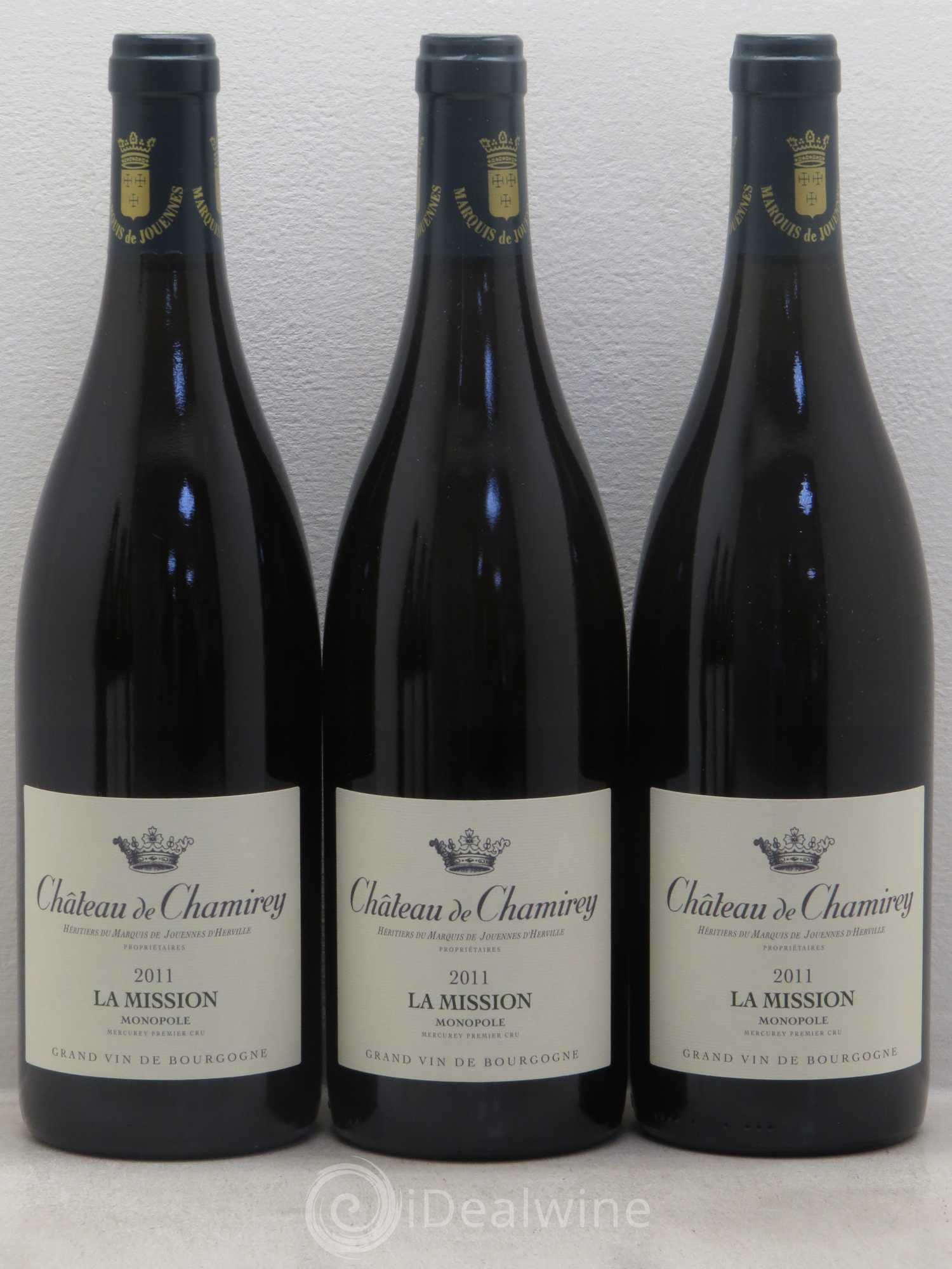 Mercurey 1er Cru La Mission - Monopole - Château de Chamirey 2011 - Posten von 6 Flaschen - 1