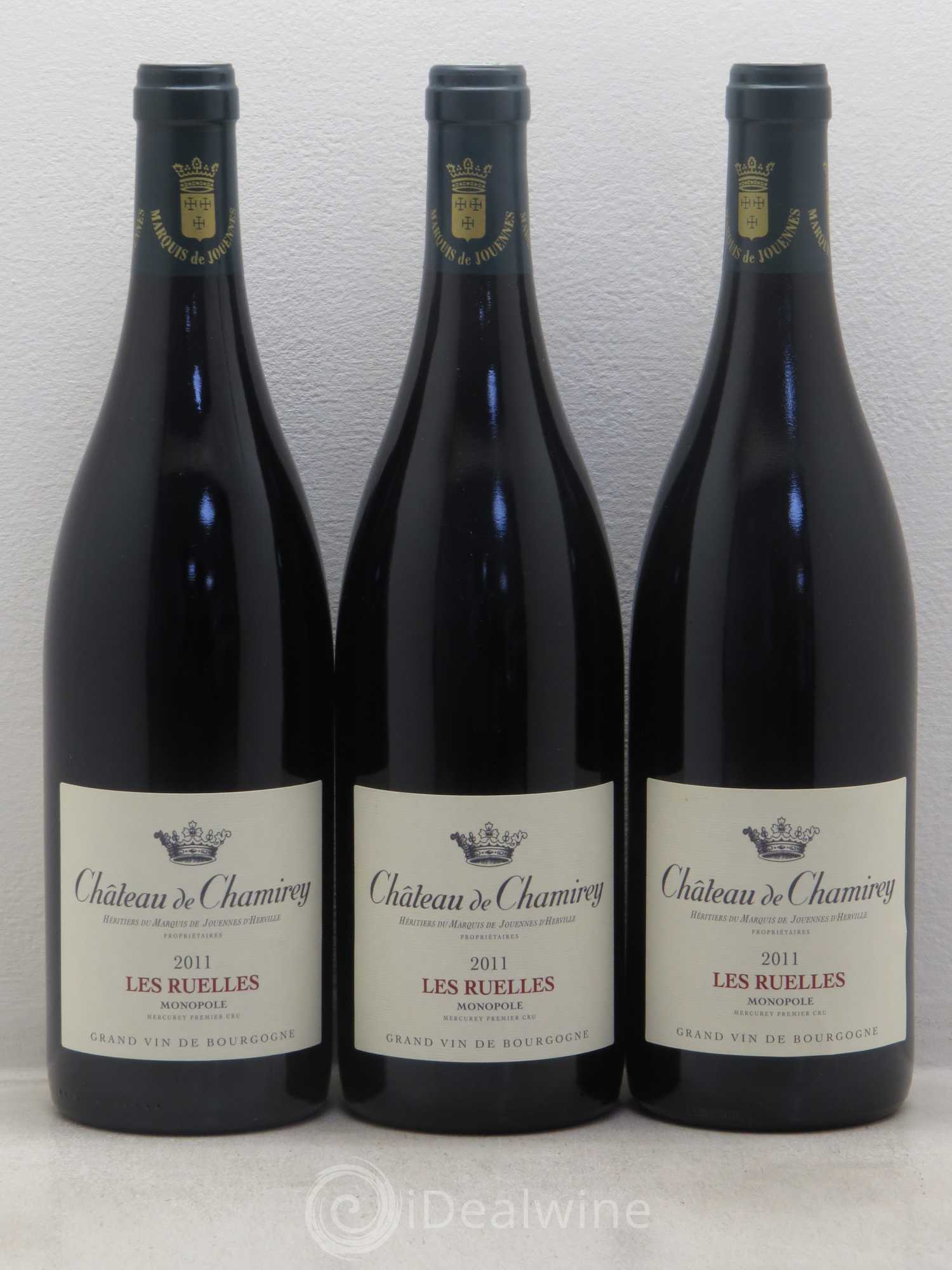 Mercurey 1er Cru Les Ruelles - Monopole - Château de Chamirey 2011 - Posten von 12 Flaschen - 4