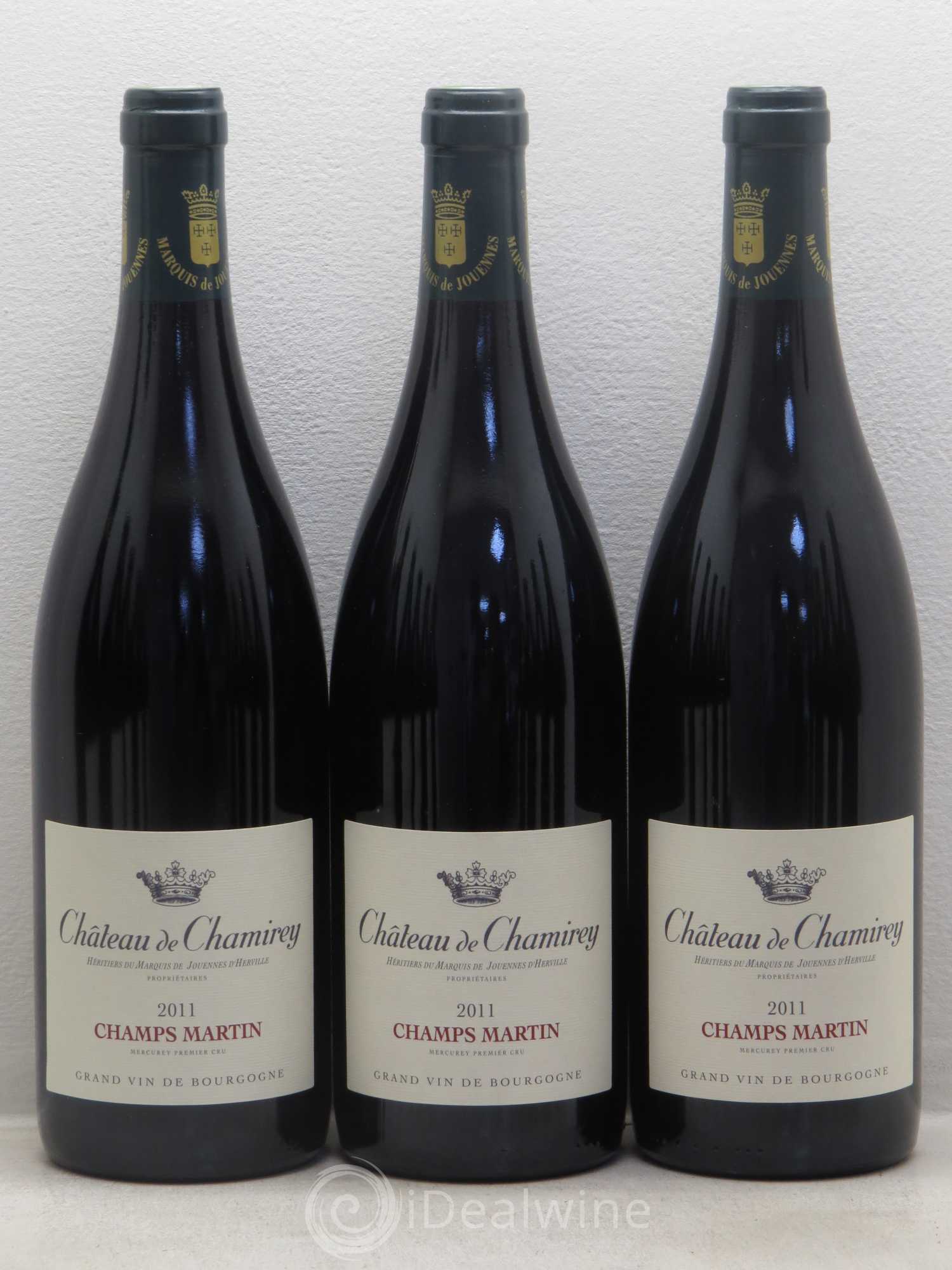 Mercurey 1er Cru Champs Martin Château de Chamirey 2011 - Lot de 12 bouteilles - 1