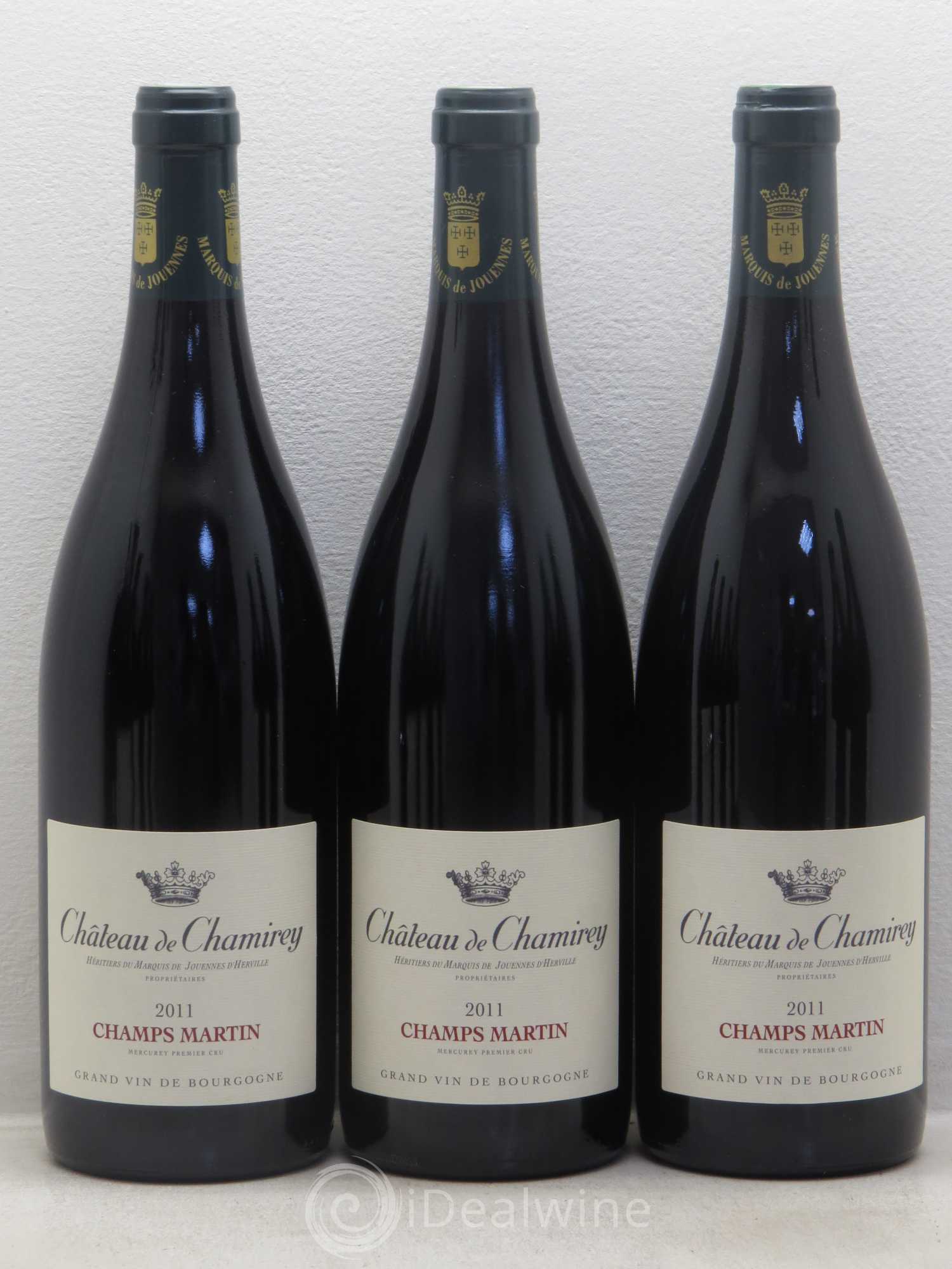 Mercurey 1er Cru Champs Martin Château de Chamirey 2011 - Lot de 12 bouteilles - 2