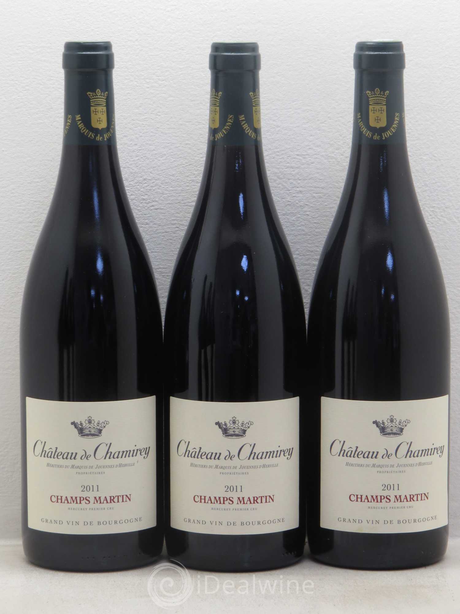 Mercurey 1er Cru Champs Martin Château de Chamirey 2011 - Lot de 12 bouteilles - 3