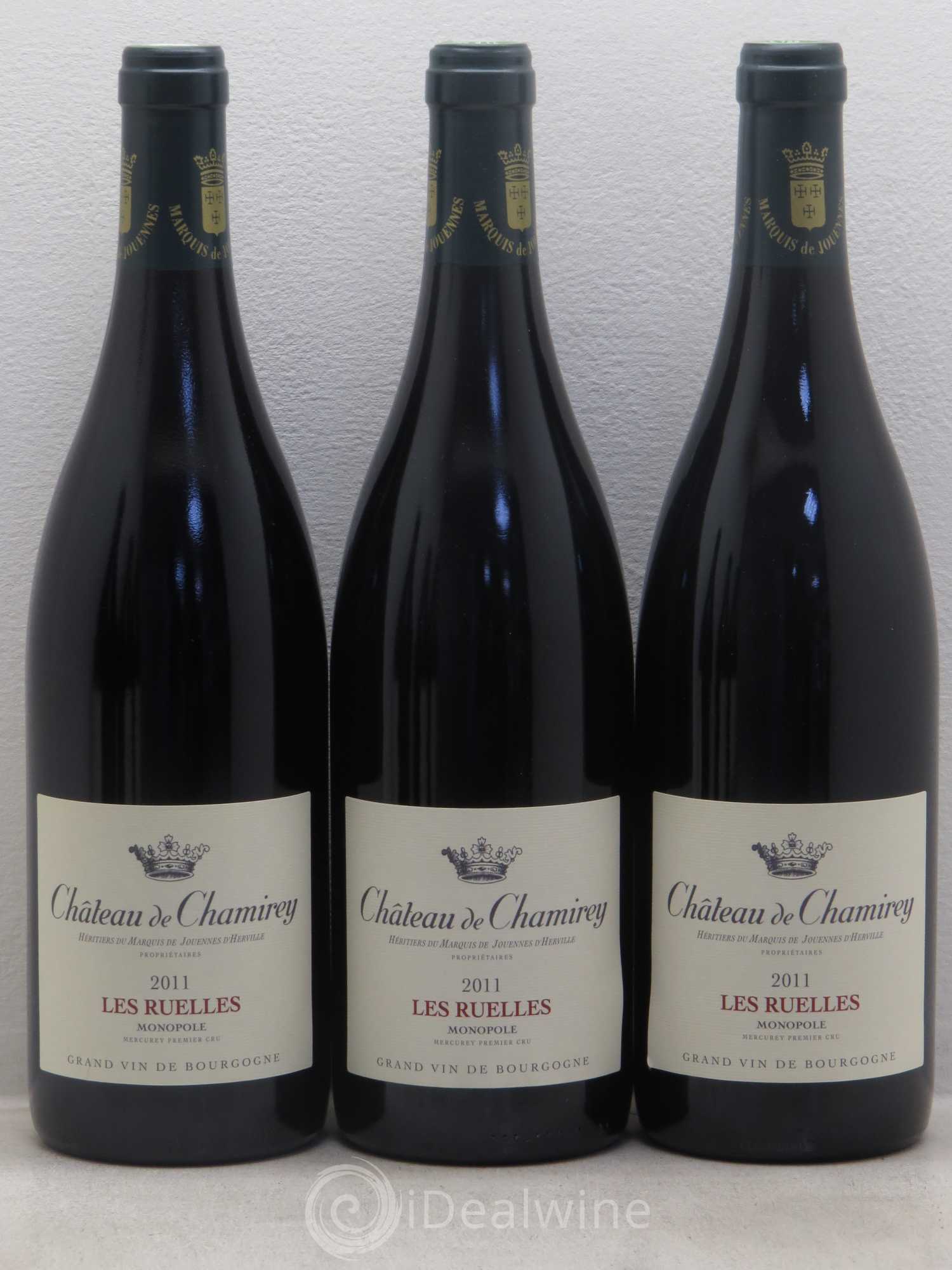 Mercurey 1er Cru Les Ruelles - Monopole - Château de Chamirey 2011 - Posten von 6 Flaschen - 1