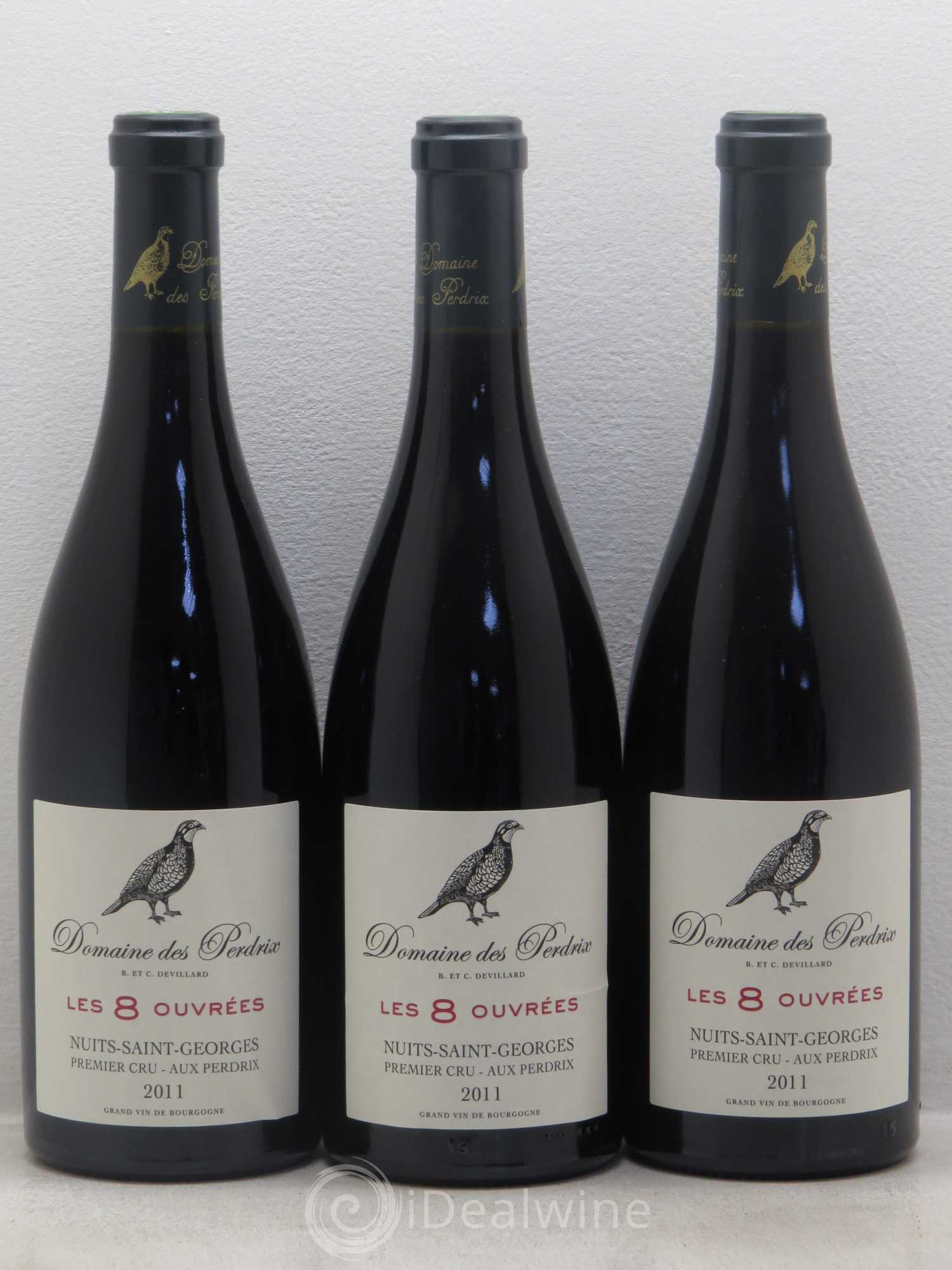 Nuits-Saint-Georges 1er Cru Les 8 Ouvrées - Domaine de Perdrix 2011 - Posten von 12 Flaschen - 4