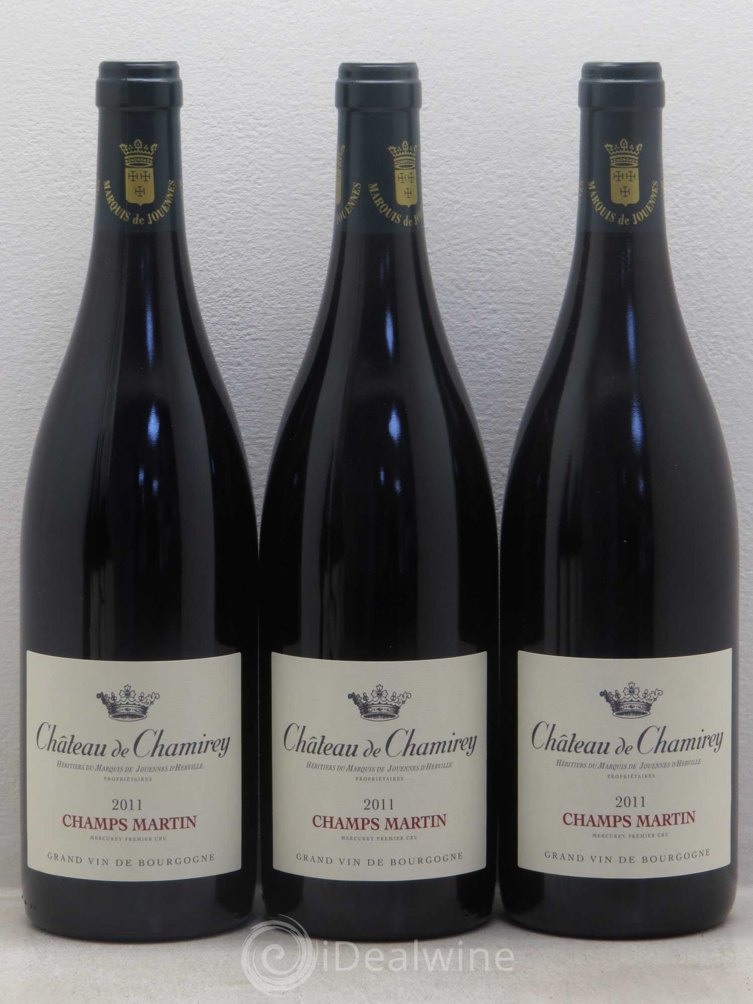 Mercurey 1er Cru Champs Martin Château de Chamirey 2011 - Lot de 6 bouteilles - 1